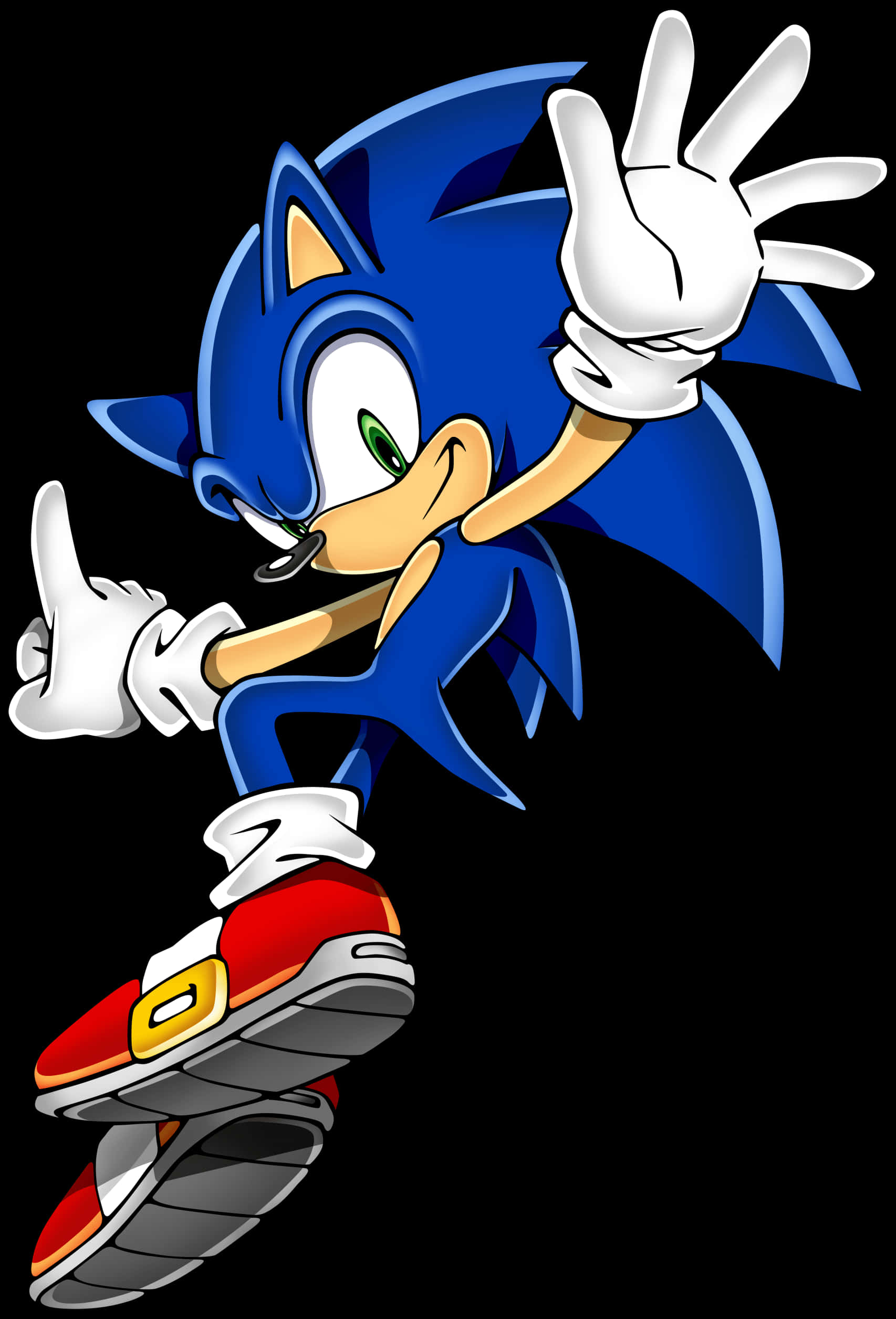 Msimamo wa Kawaida wa Sonicthe Hedgehog Picha ya Ukuta