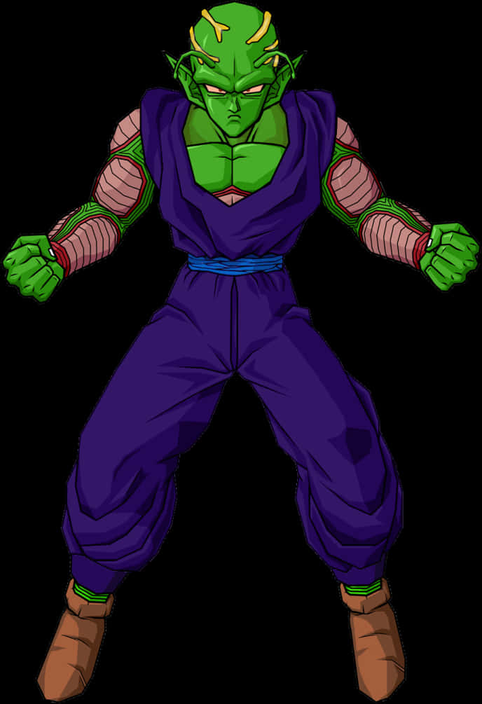 Msimamo wa Piccolo wa Dragon Ball Z Picha ya Ukuta