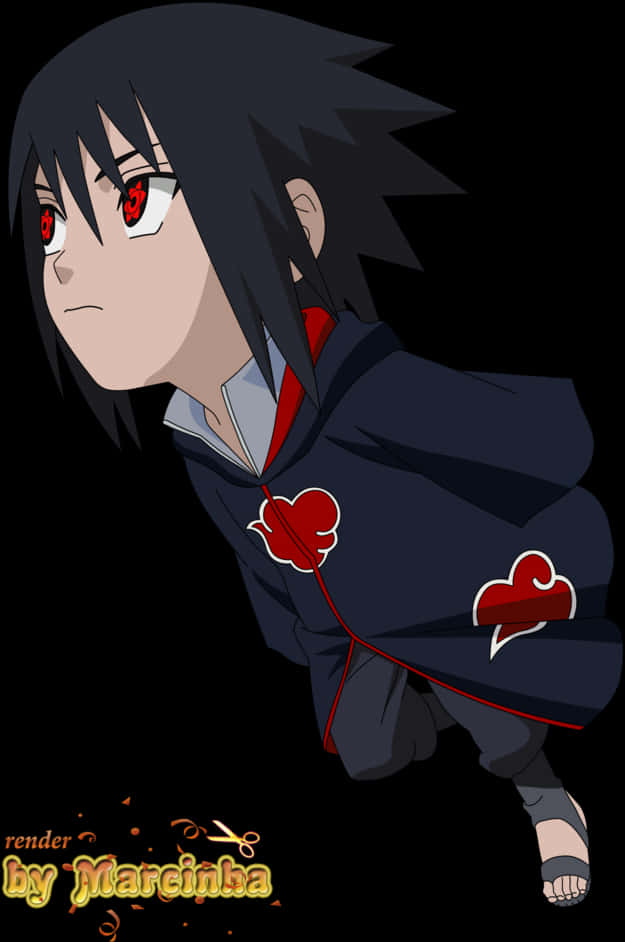 Msimamo wa Sasuke Uchiha Sharingan Picha ya Ukuta