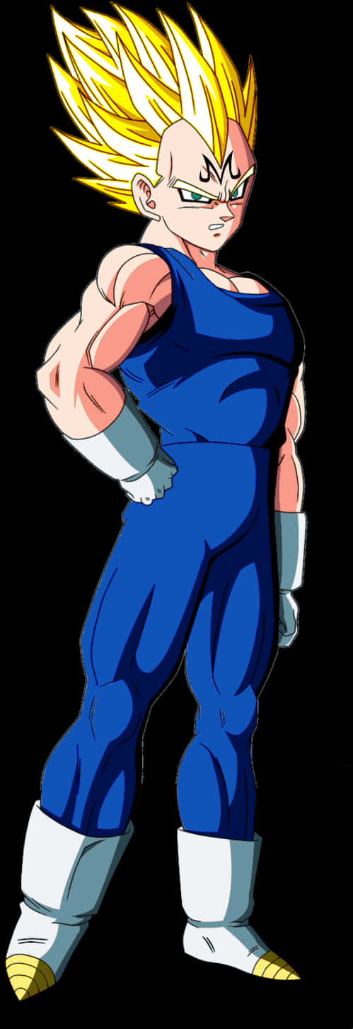 Msimamo wa Super Saiyan Vegeta Picha ya Ukuta