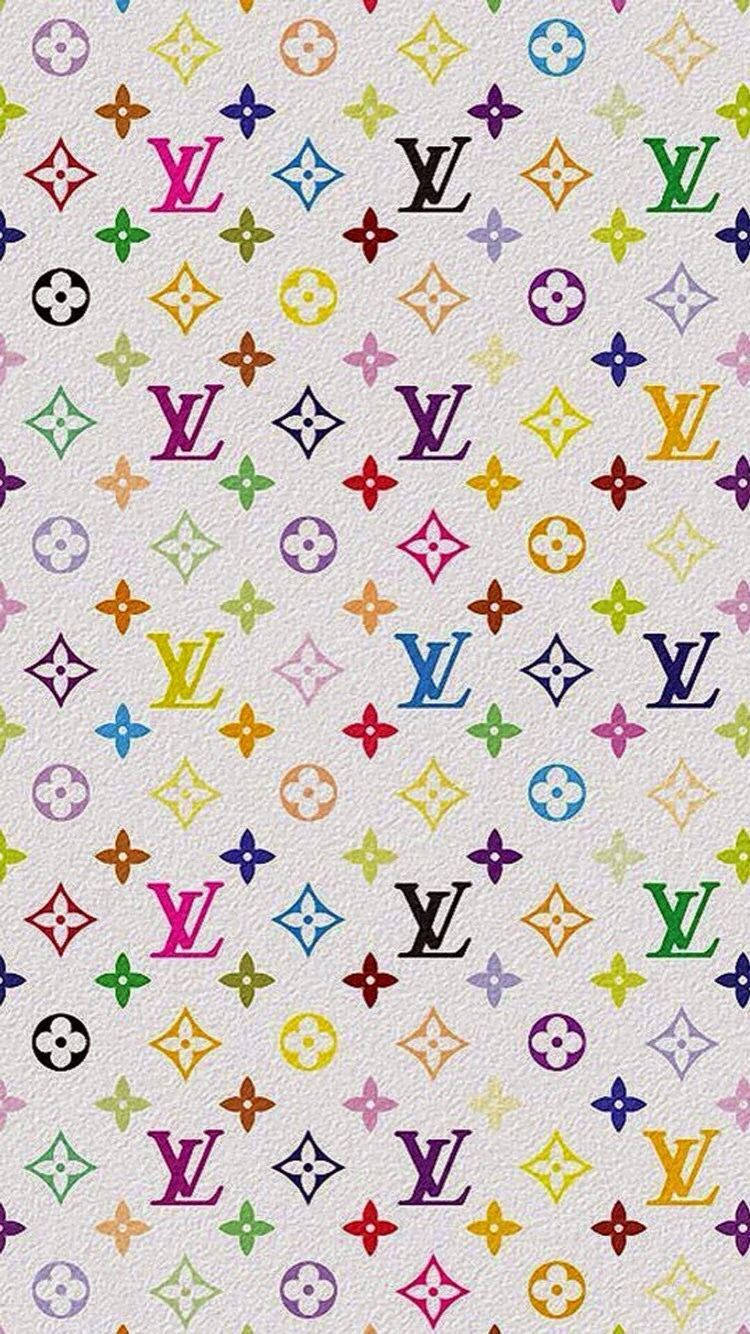 Msimu wa Y2k wa Monogramu ya Lv Picha ya Ukuta