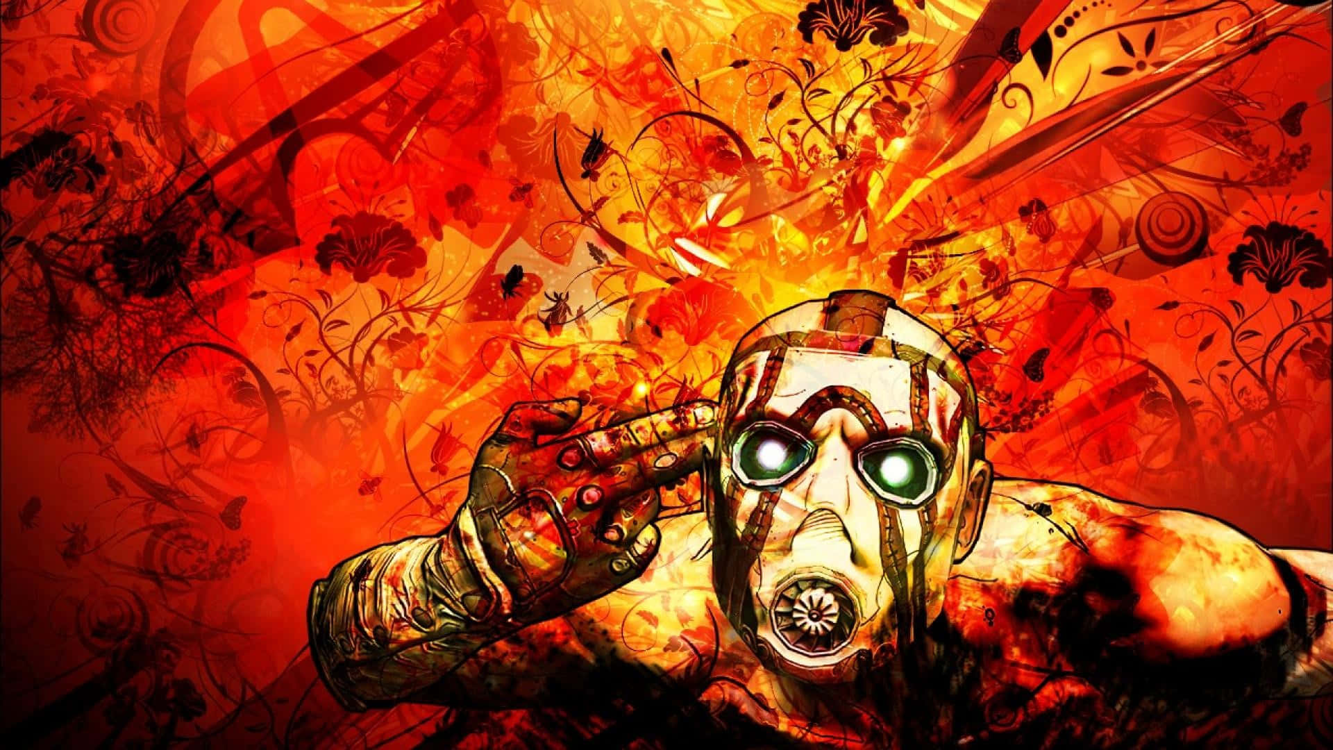 Msingi Mwekundu wa Borderlands 3 kwa 1920x1080 Picha ya Ukuta