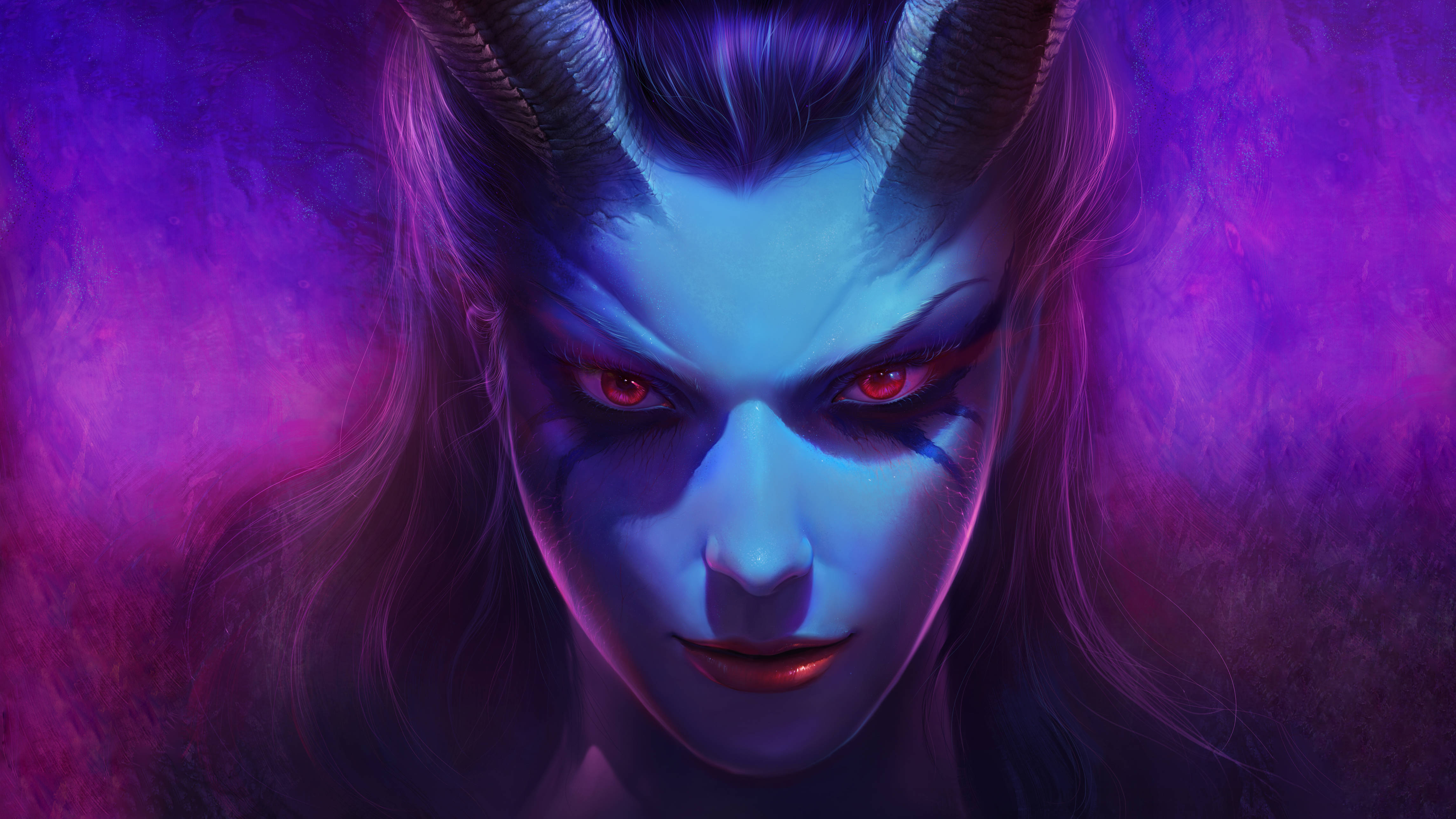 Msisimko wa Michezo ya Kubahatisha wa 4K na Dota Akasha Picha ya Ukuta