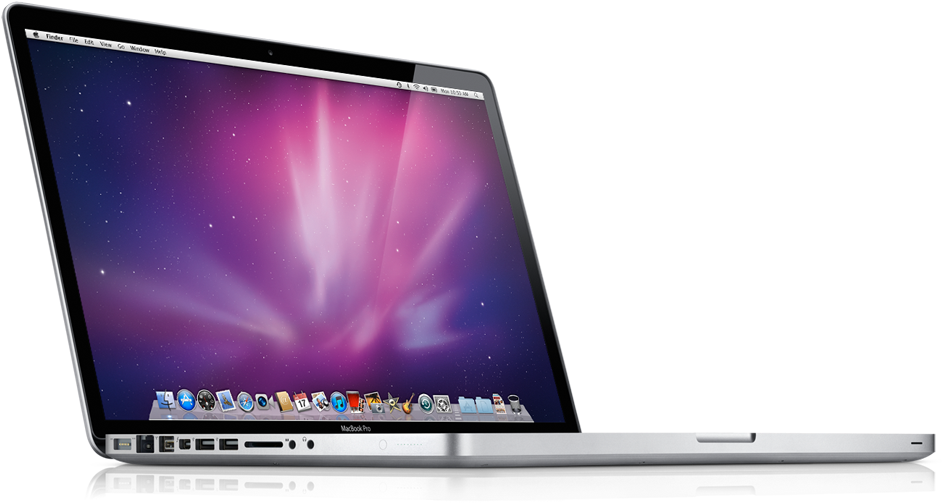 Mtazamo wa Pembeni wa MacBook Pro Picha ya Ukuta