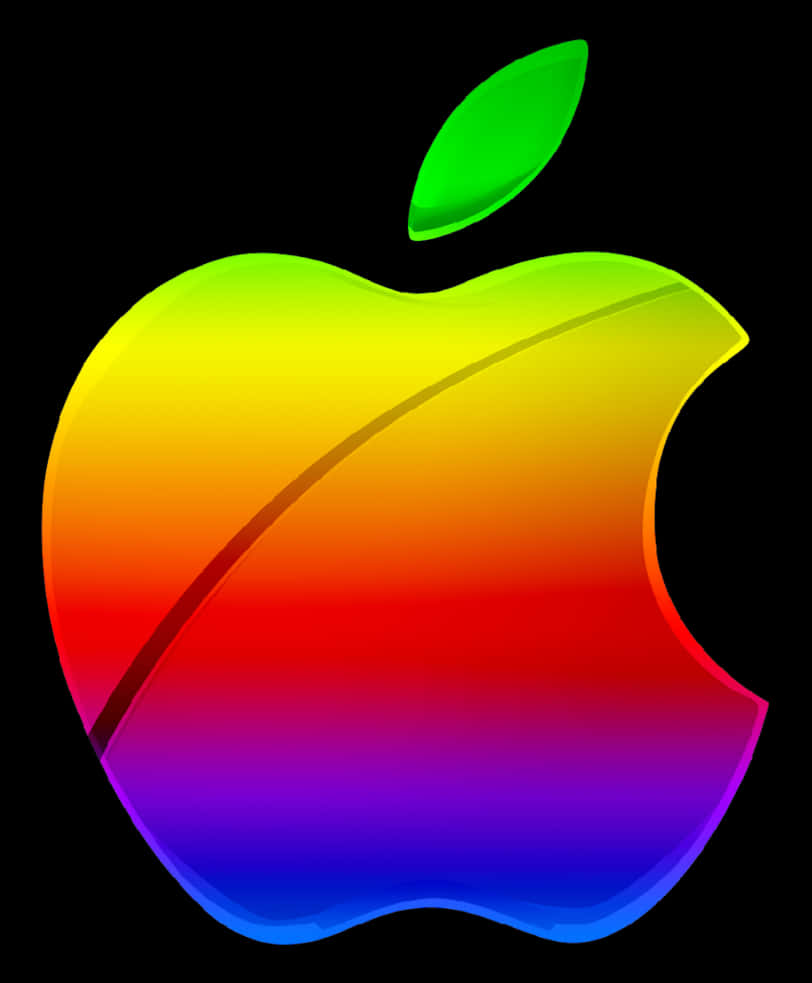 Mti wa Apple wa Rangi Picha ya Ukuta