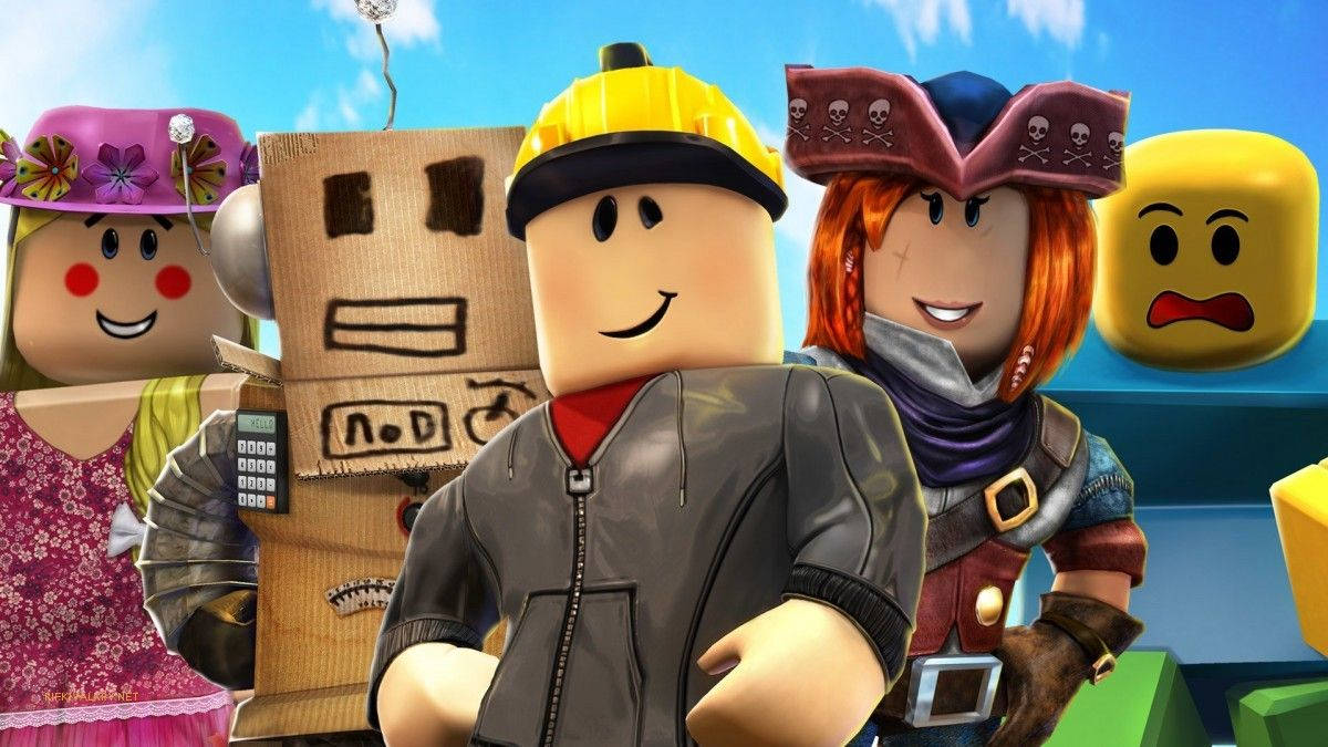 Mtindo wa avatar baridi katika Roblox Picha ya Ukuta