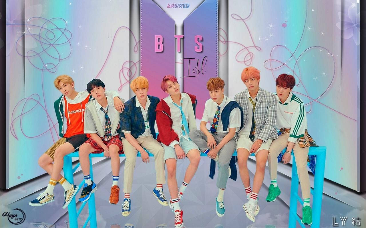 Mtindo wa Kawaida wa BTS 2020 Picha ya Ukuta