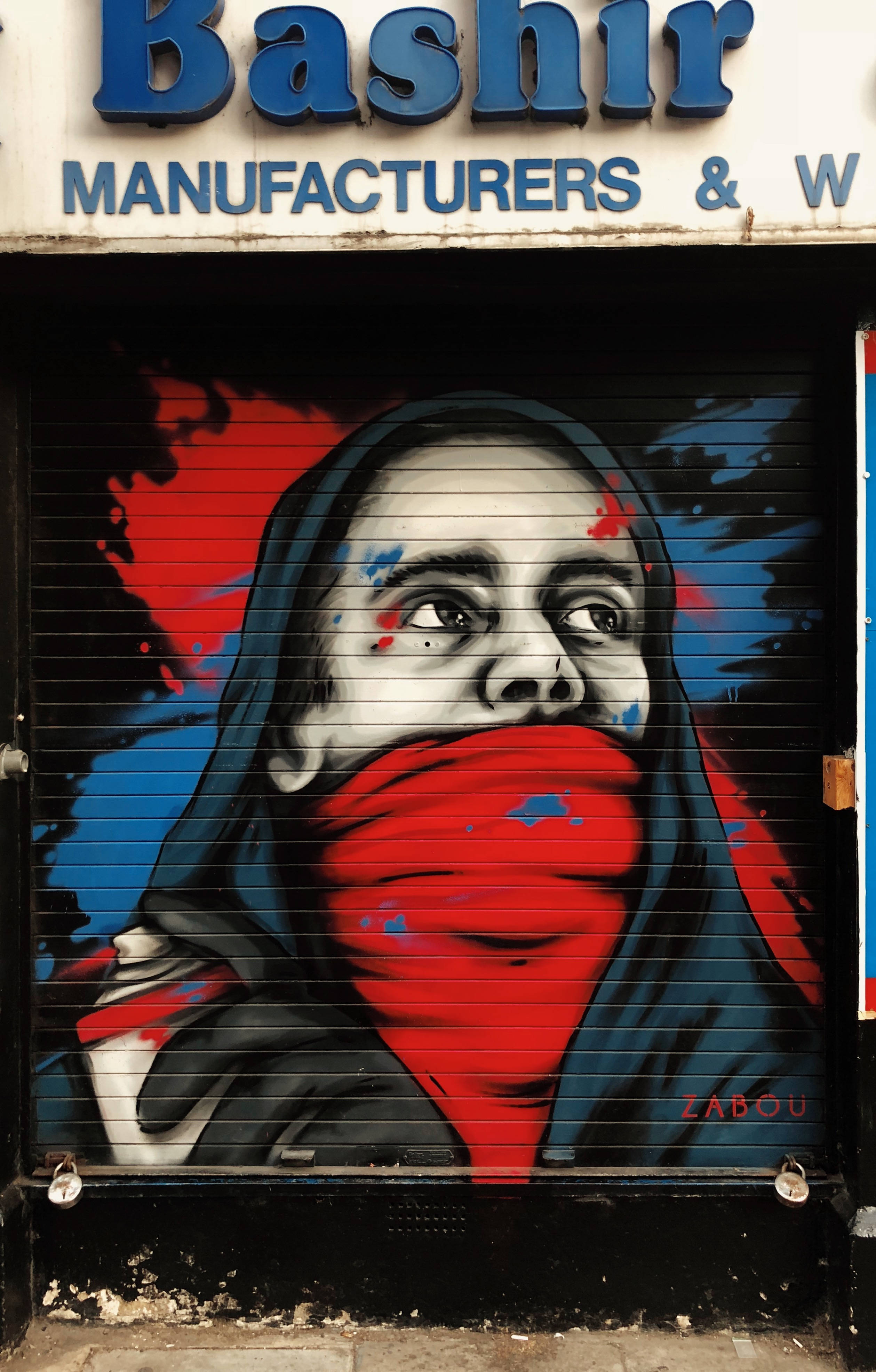 Mtu Hoodie Mask Street Art Picha ya Ukuta