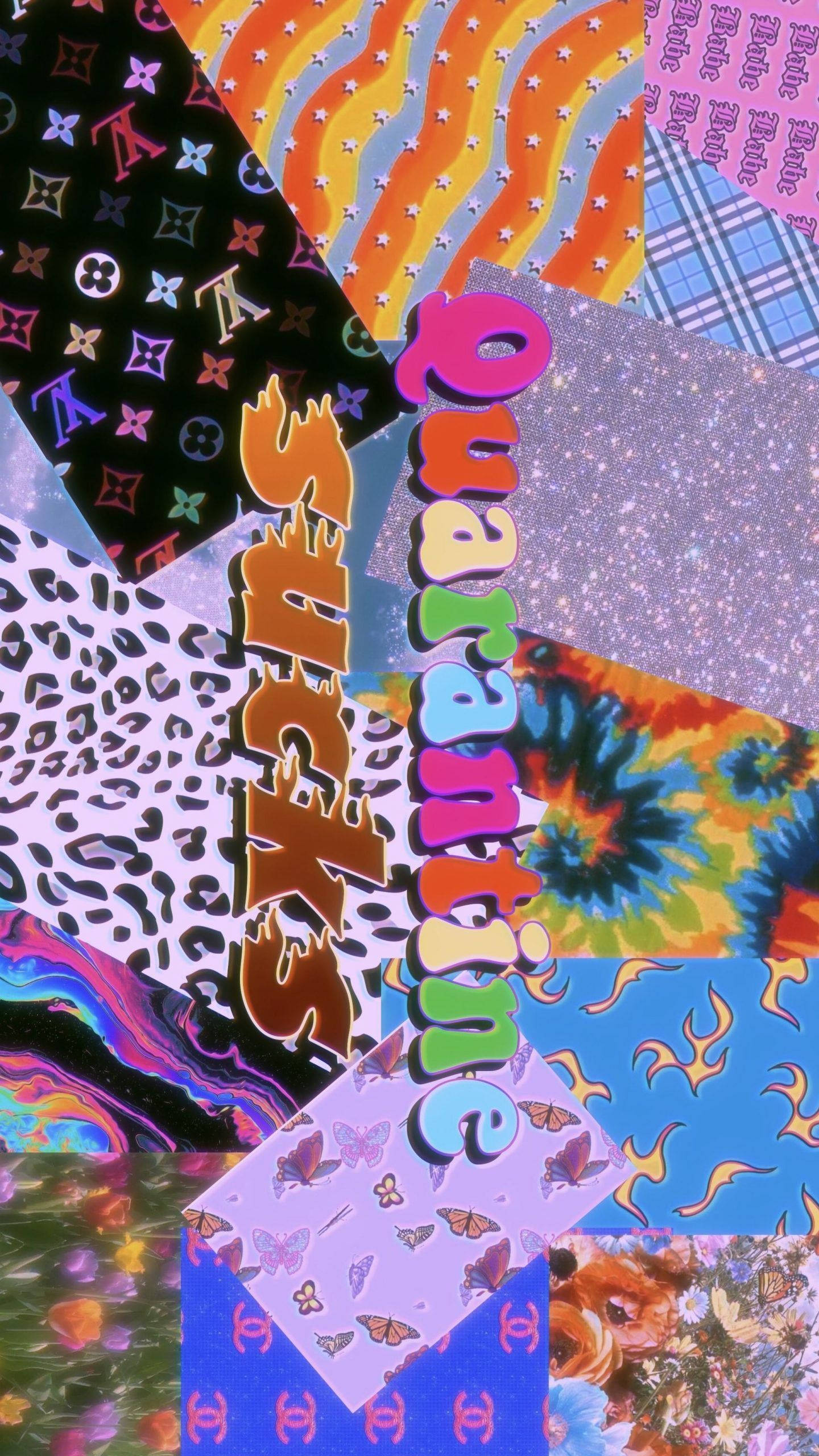 Mtu wa Indie Aesthetic Quarantine Sucks Picha ya Ukuta