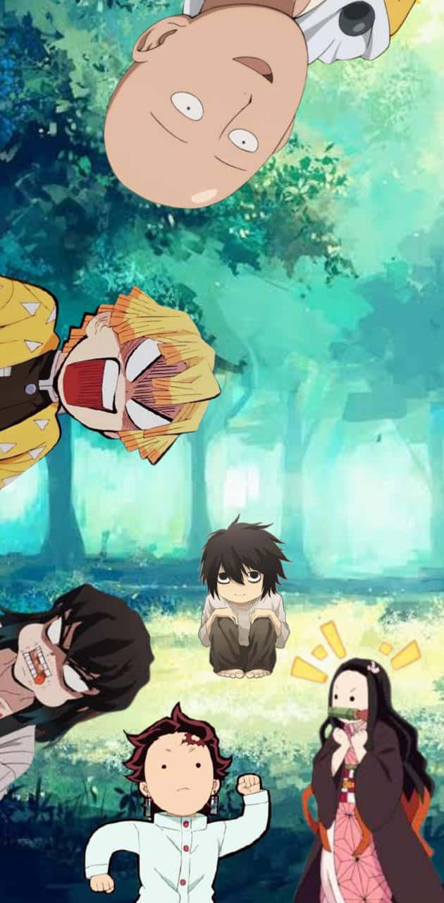 Muda wa Anime wa Kicheko! Picha ya Ukuta