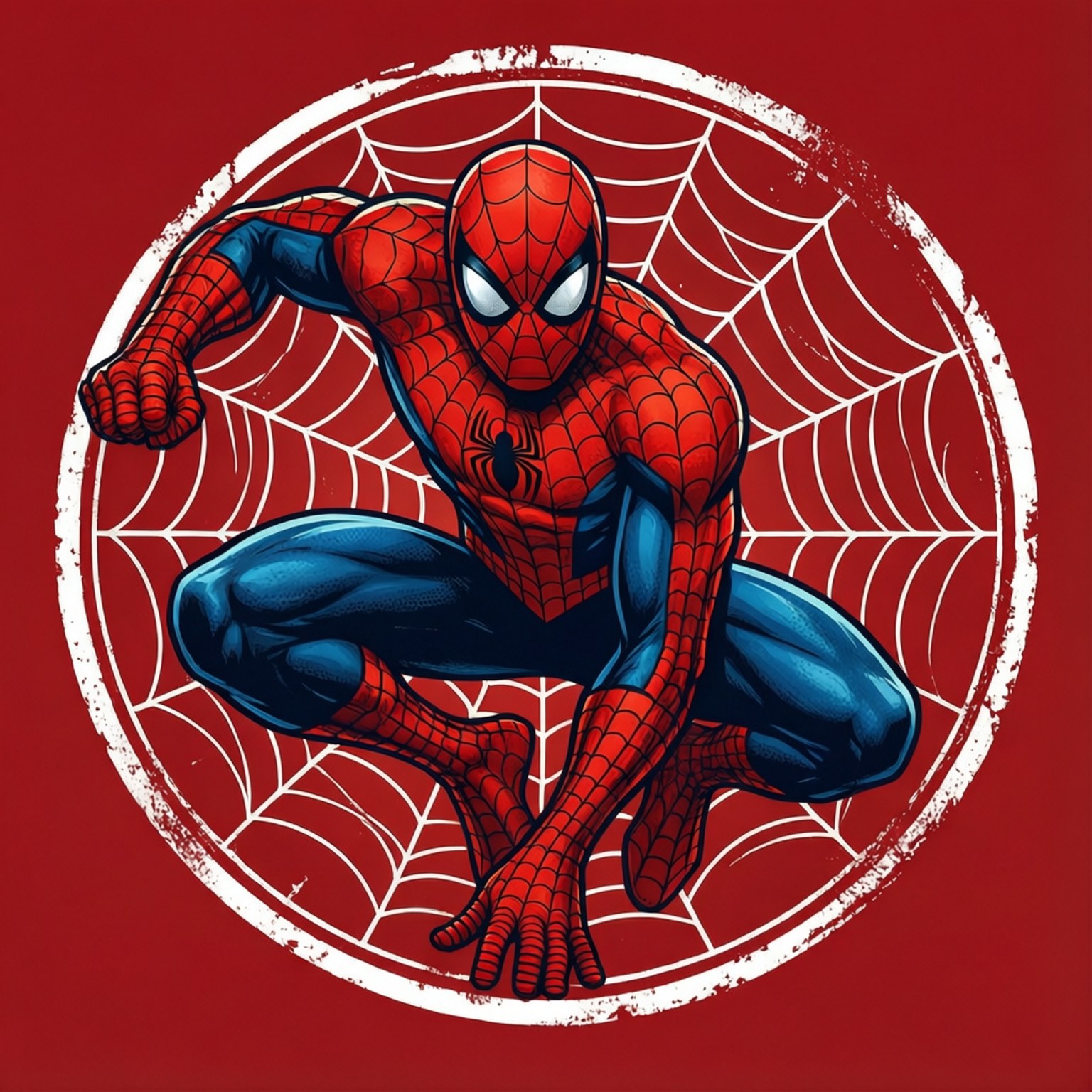 Muhuri wa Spiderman Picha ya Ukuta