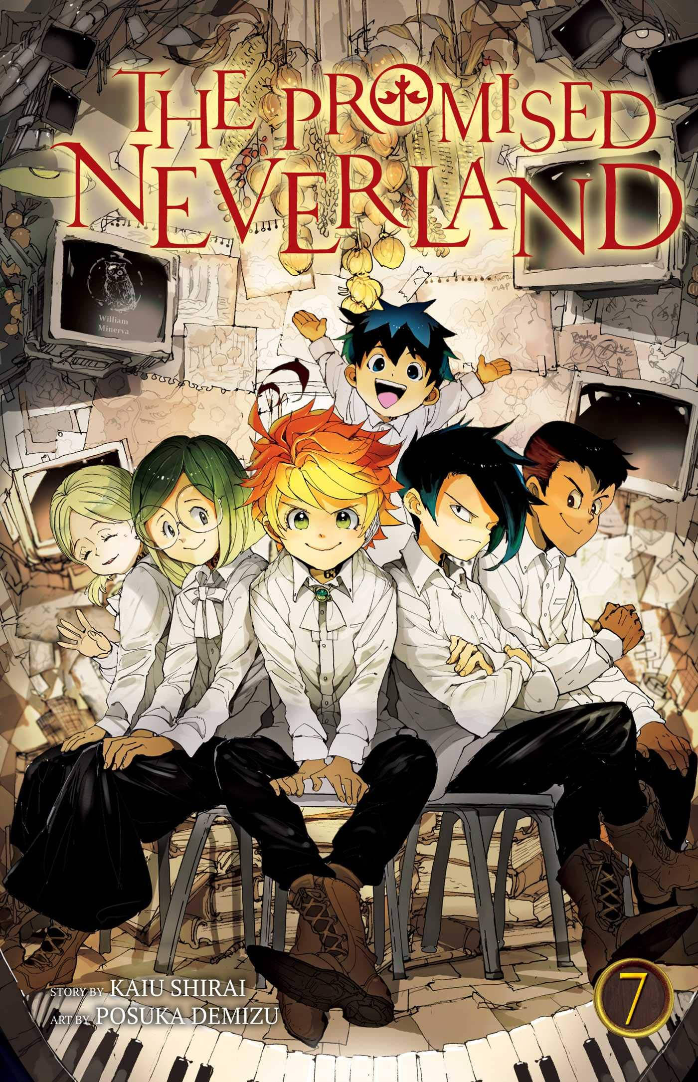 Mukhi wa Waada la Juzuu ya 7 ya The Promised Neverland Picha ya Ukuta