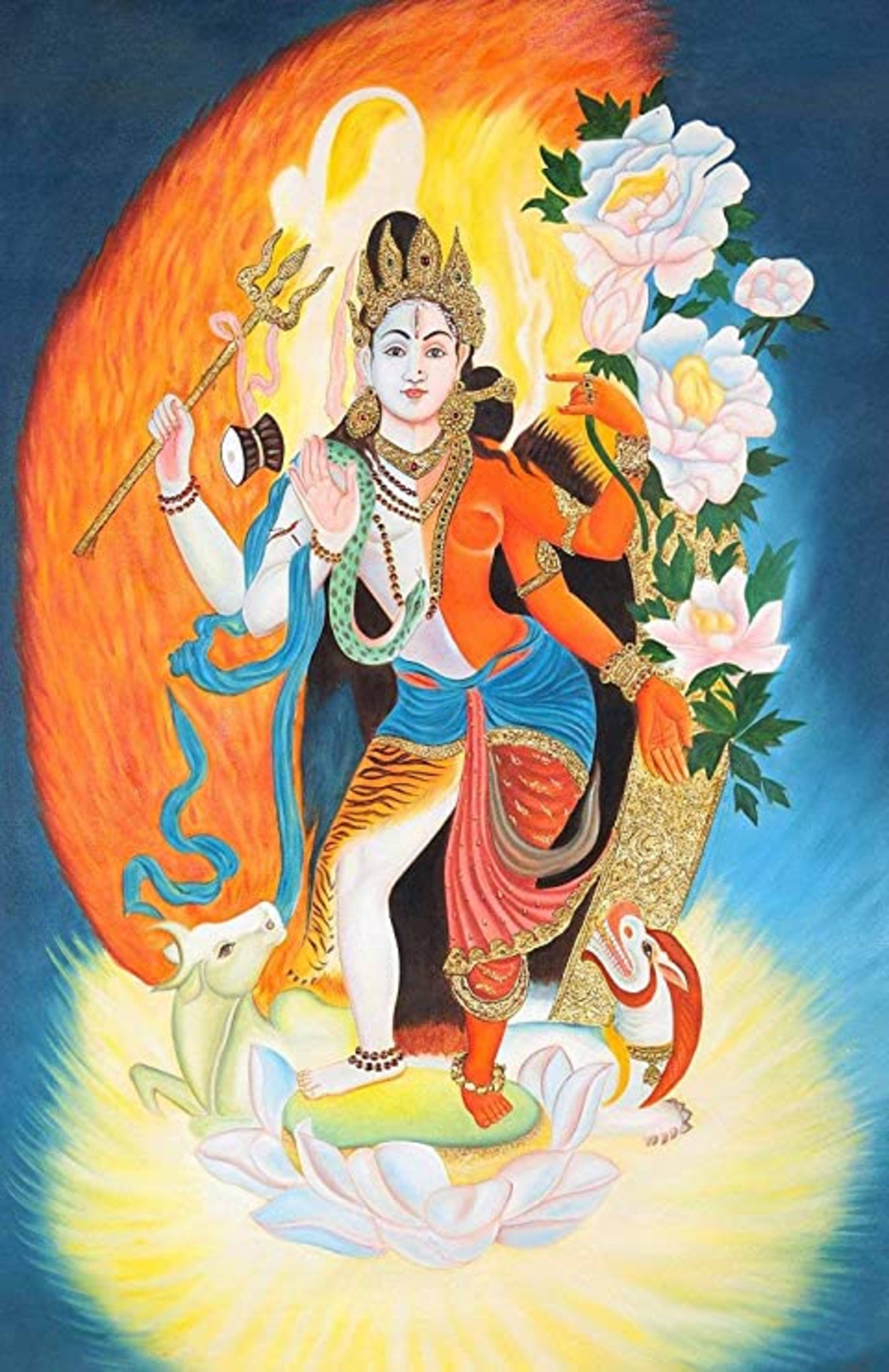Mungu wa Hindu katika Imani ya Shakti Picha ya Ukuta