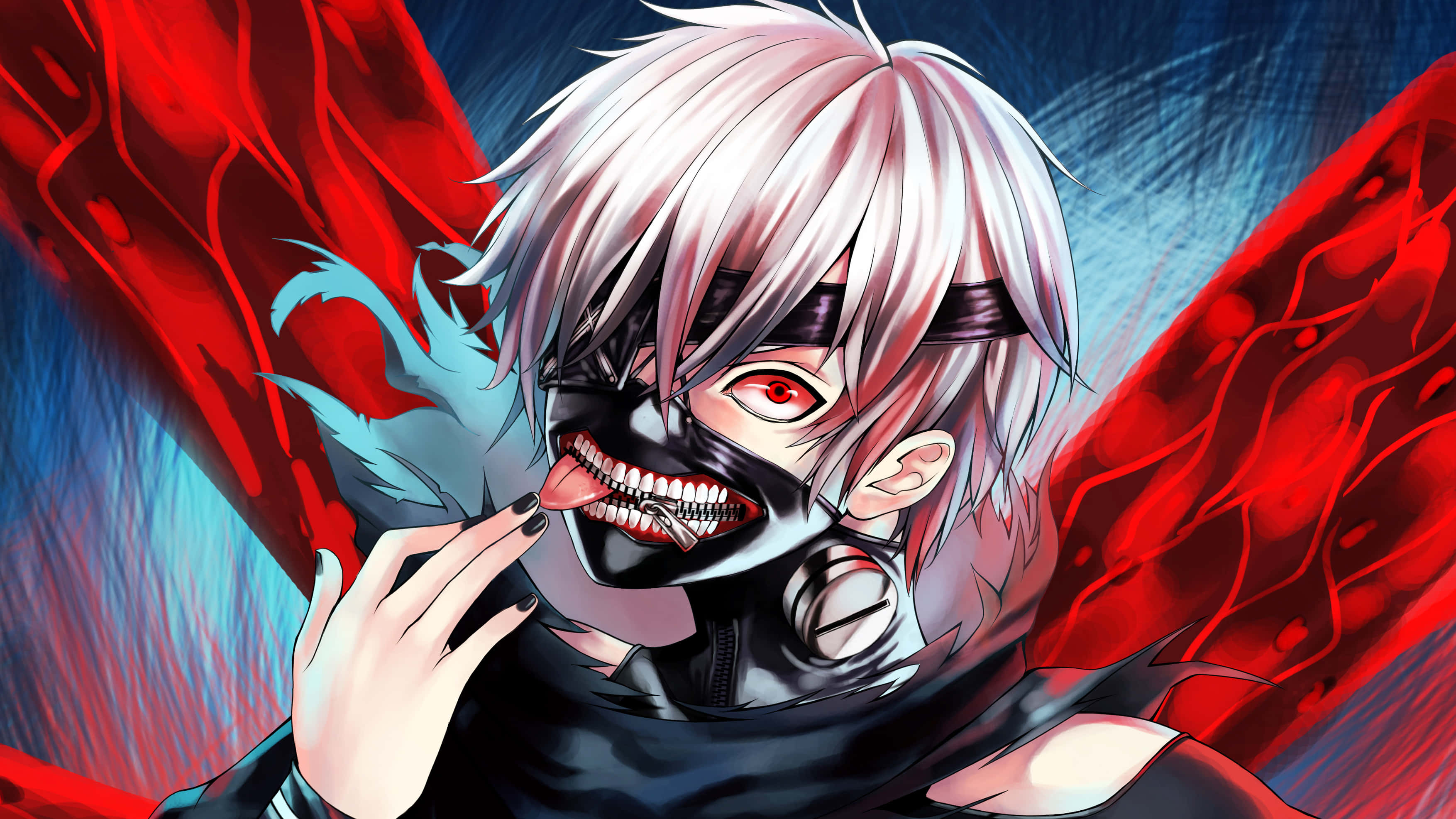 Muonekano wa Ndani wa Ulimwengu wa Kutisha wa Tokyo Ghoul Picha ya Ukuta
