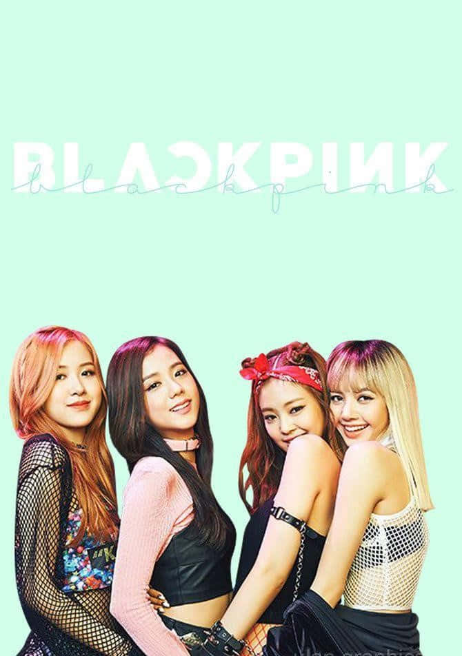Muses Nne: Kikundi cha mwiko cha Korea Kusini Blackpink. Picha ya Ukuta