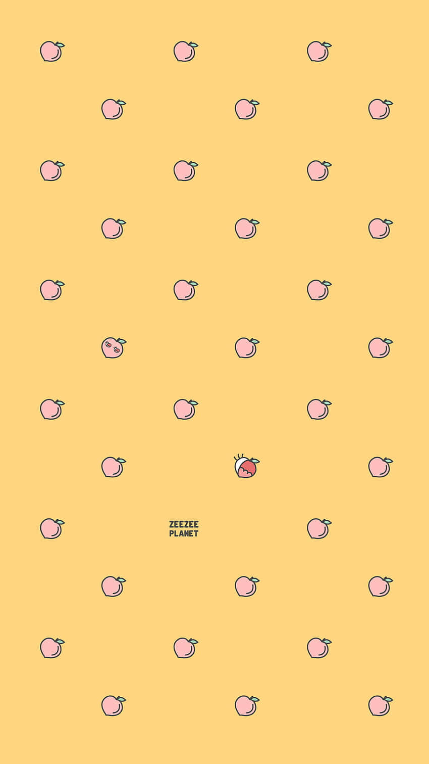 Muundo Mzuri wa Mivisho ya Peach ya Rangi ya Pastel ya Kifaransa Picha ya Ukuta