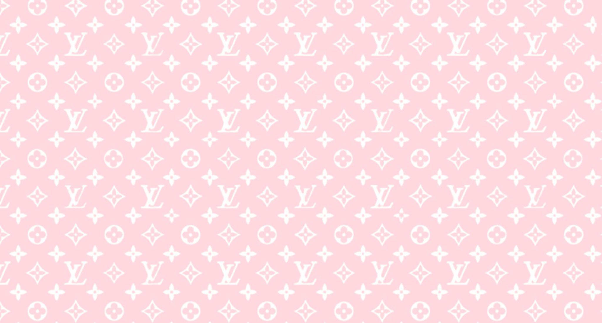 Muundo wa Aesthetic wa Louis Vuitton Picha ya Ukuta
