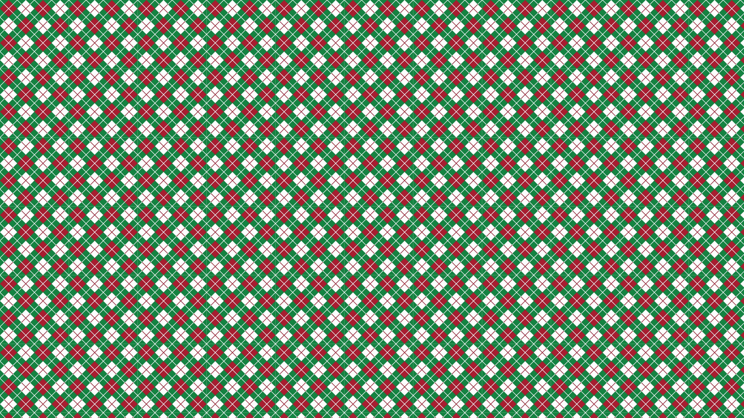 Muundo wa Argyle wa Mandhari ya Krismasi Picha ya Ukuta