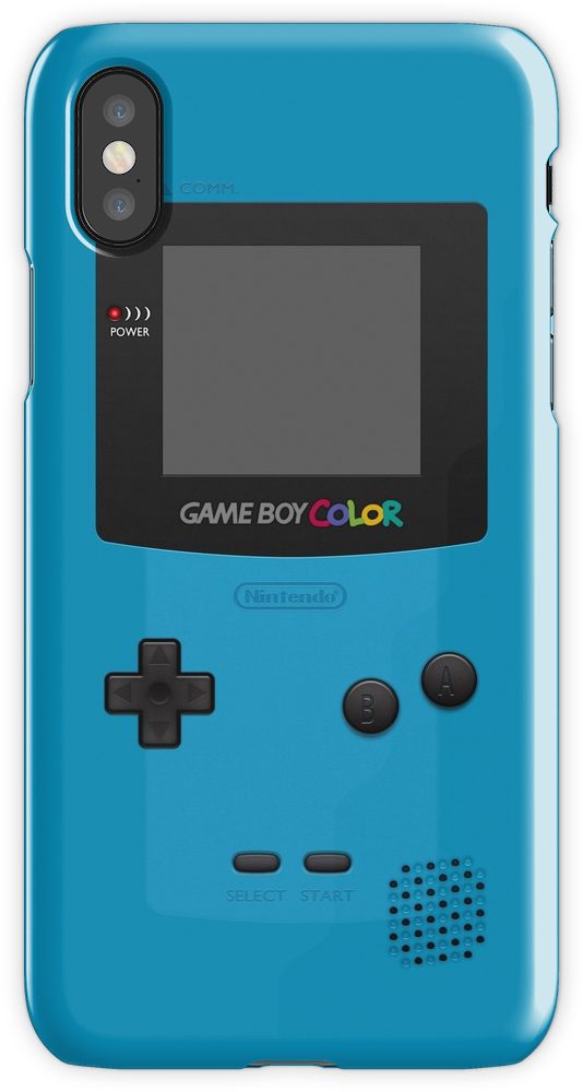 Muundo wa Kipochi cha Simu cha Gameboy Color Picha ya Ukuta