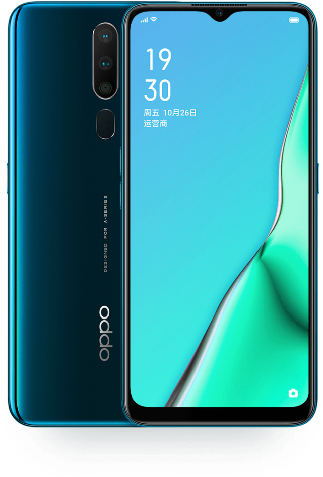 Muundo wa Skrini na Kamera ya Simu ya Oppo Picha ya Ukuta