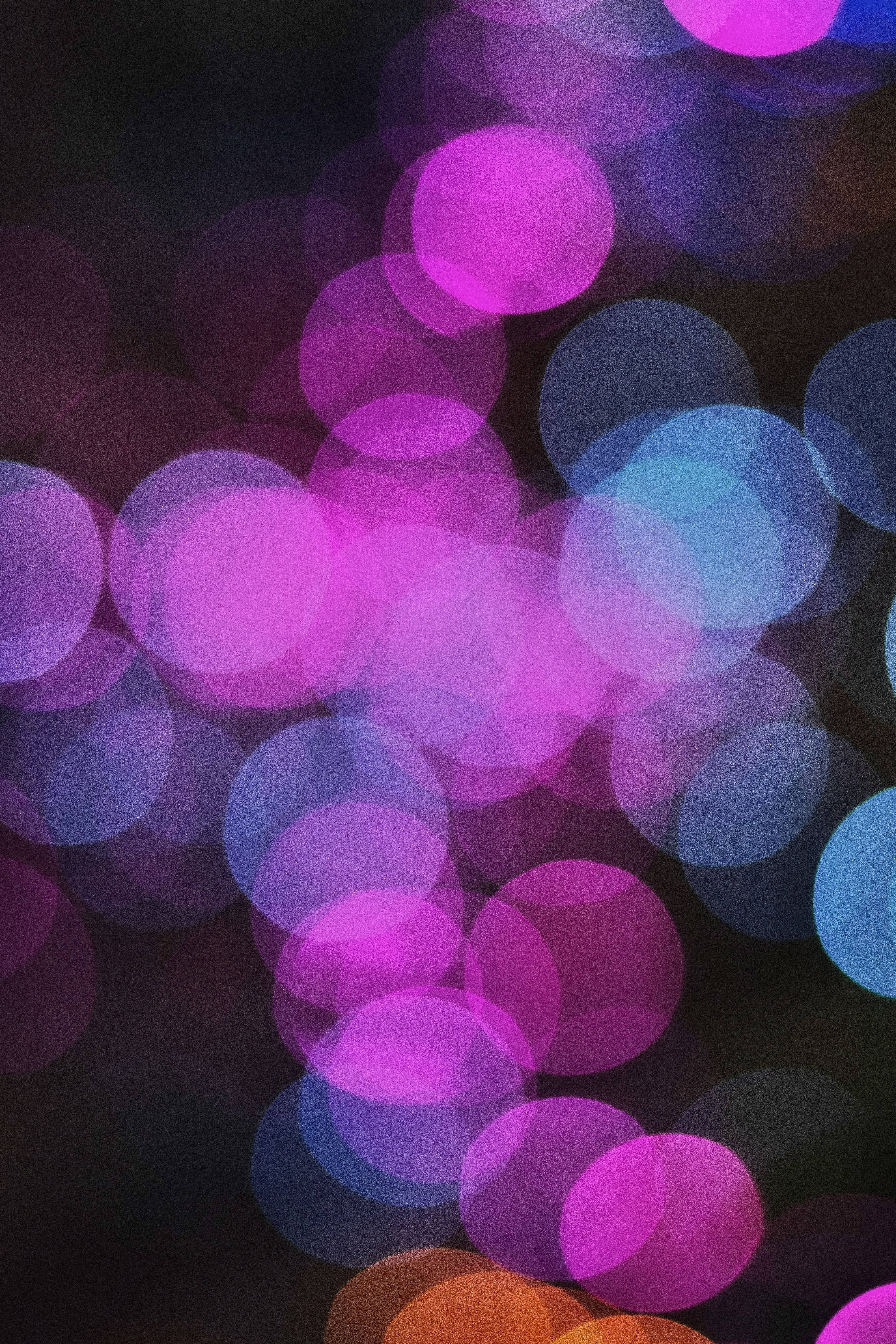 Muundo wa Taa za Bokeh za Kupendeza Picha ya Ukuta