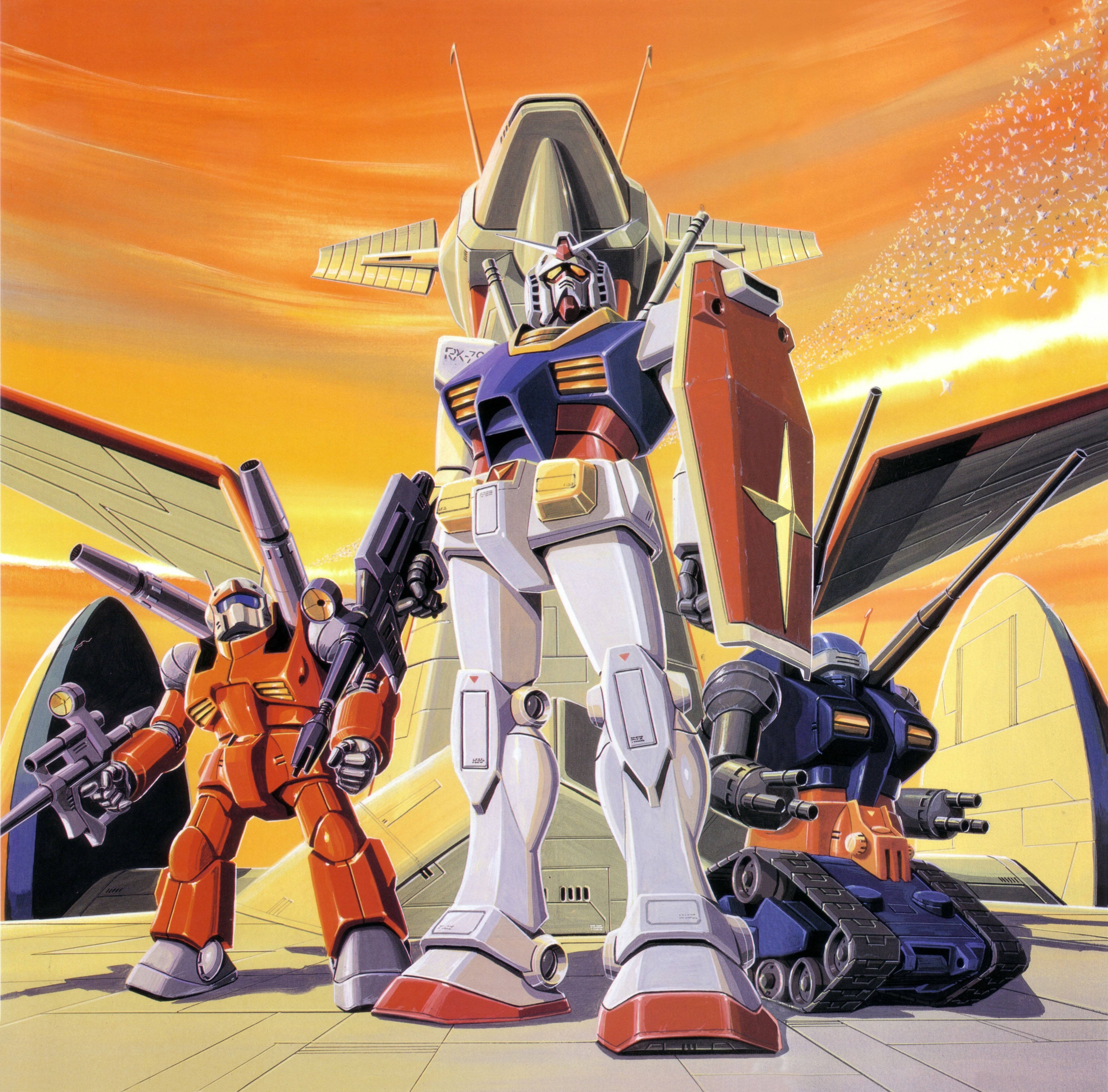 Muungano wa Kishujaa - Mobile Suit Gundam na Timu Yake Picha ya Ukuta