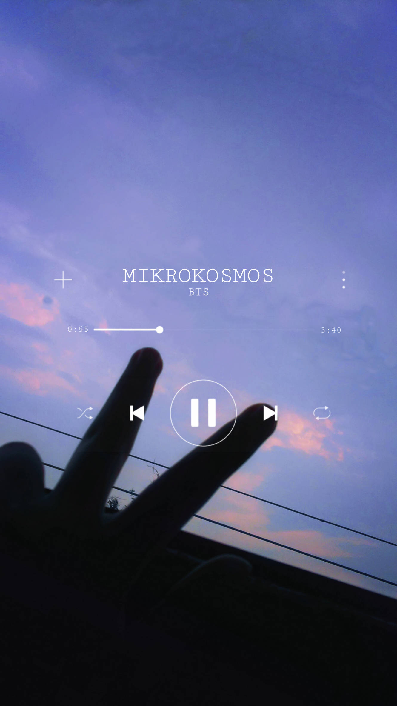 Muziki Aesthetic Mikrokosmos BTS Picha ya Ukuta