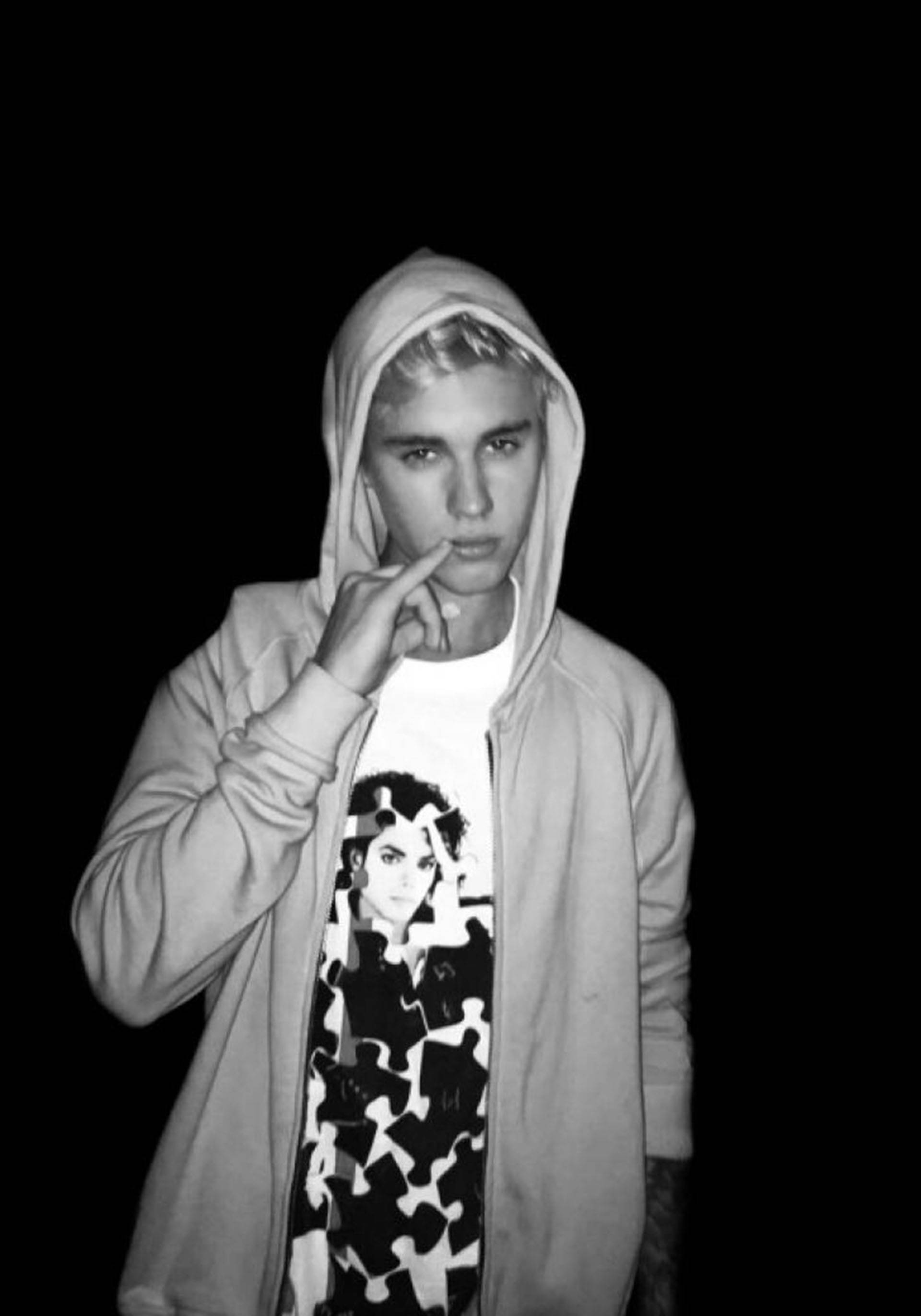 Mvulana wa Aesthetic Justin Bieber Picha ya Ukuta