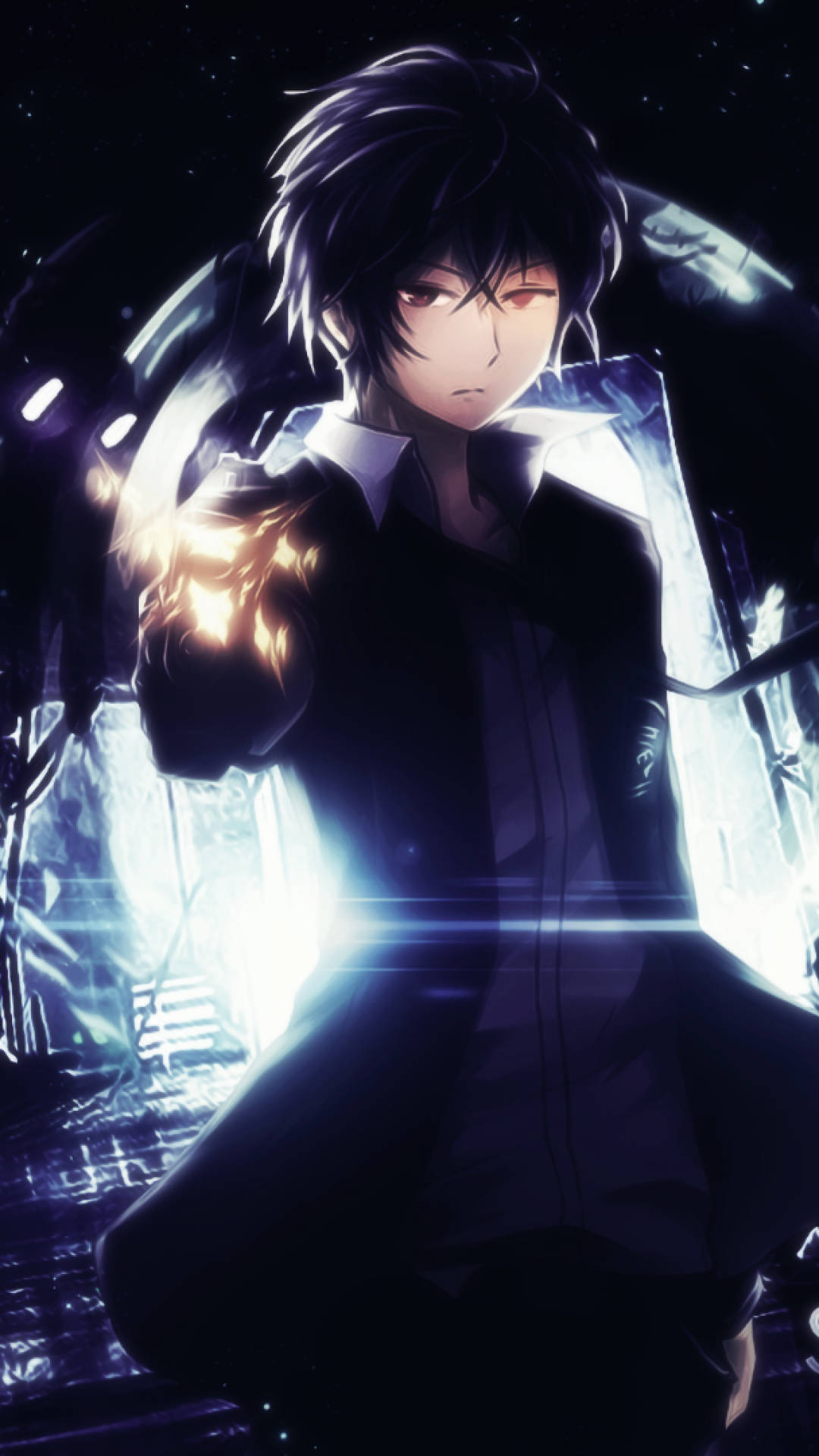 Mvulana wa Anime Satomi Rentarou katika Black Bullet Picha ya Ukuta