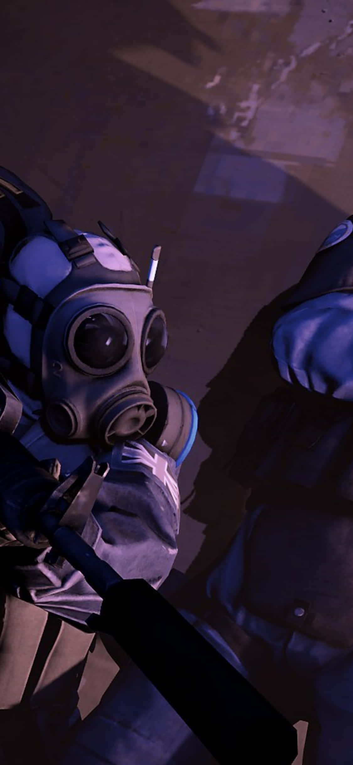Mwalimu sanaa ya michezo na iPhone Xs na Counter-Strike Global Offensive Picha ya Ukuta