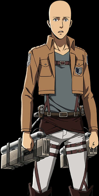 Mwanachama wa Kikosi cha Skauti cha Attack on Titan Picha ya Ukuta