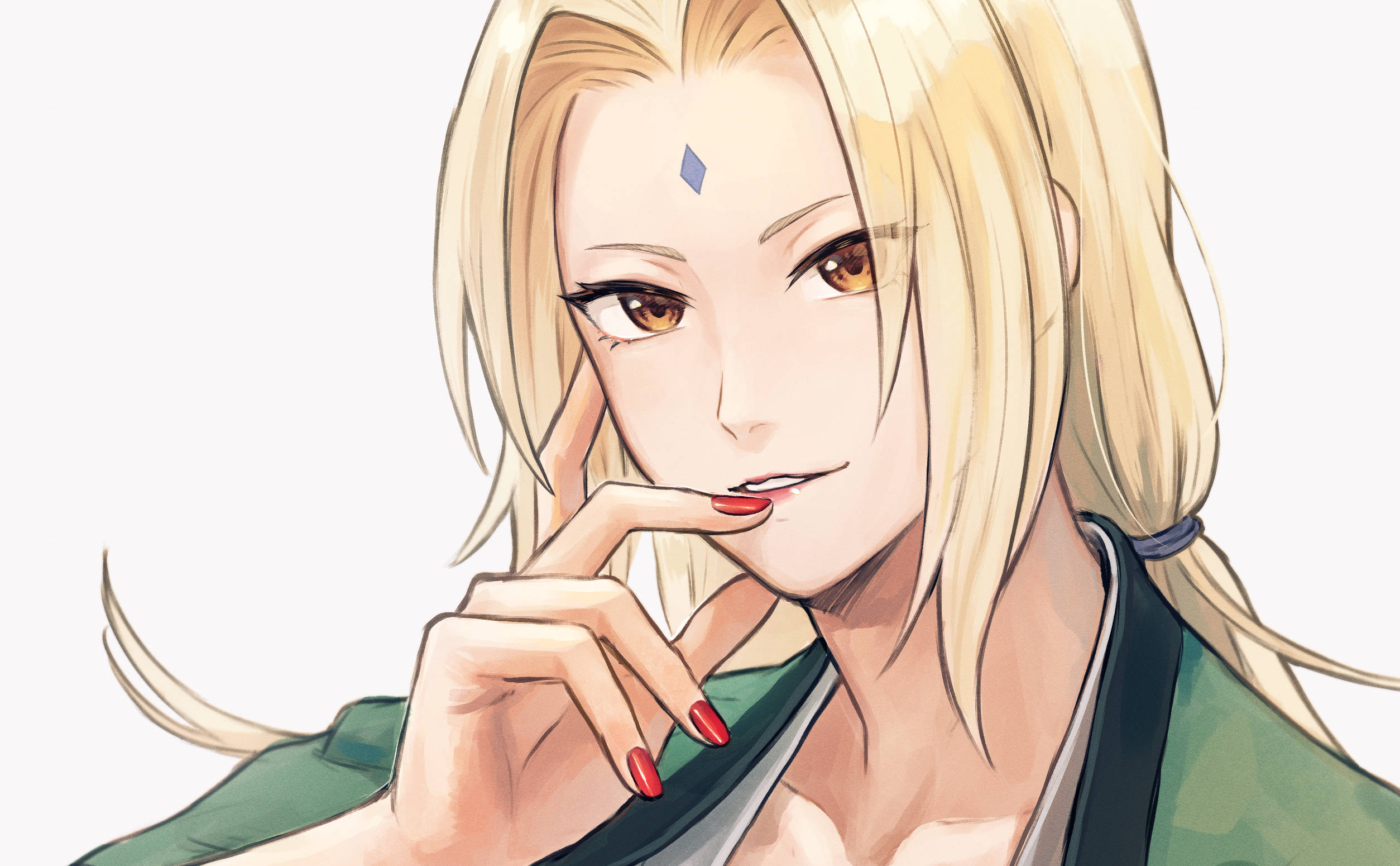 Mwanamke Mrembo Bibi Tsunade Picha ya Ukuta