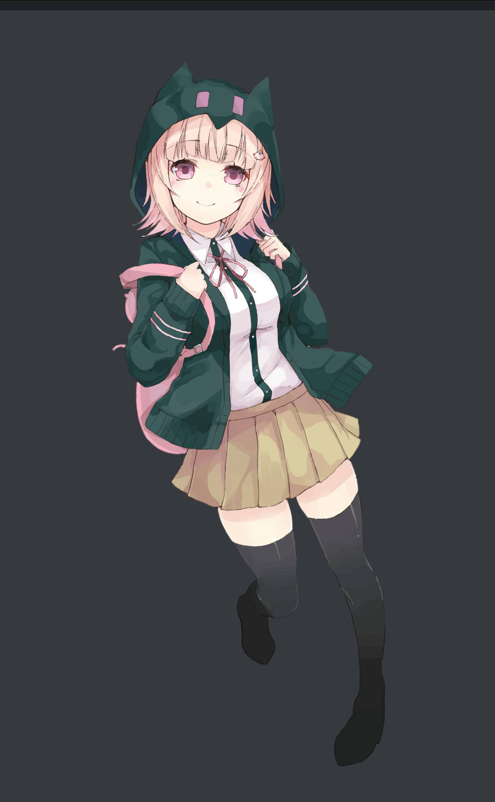 School Girl Chiaki Nanami Picha ya Ukuta