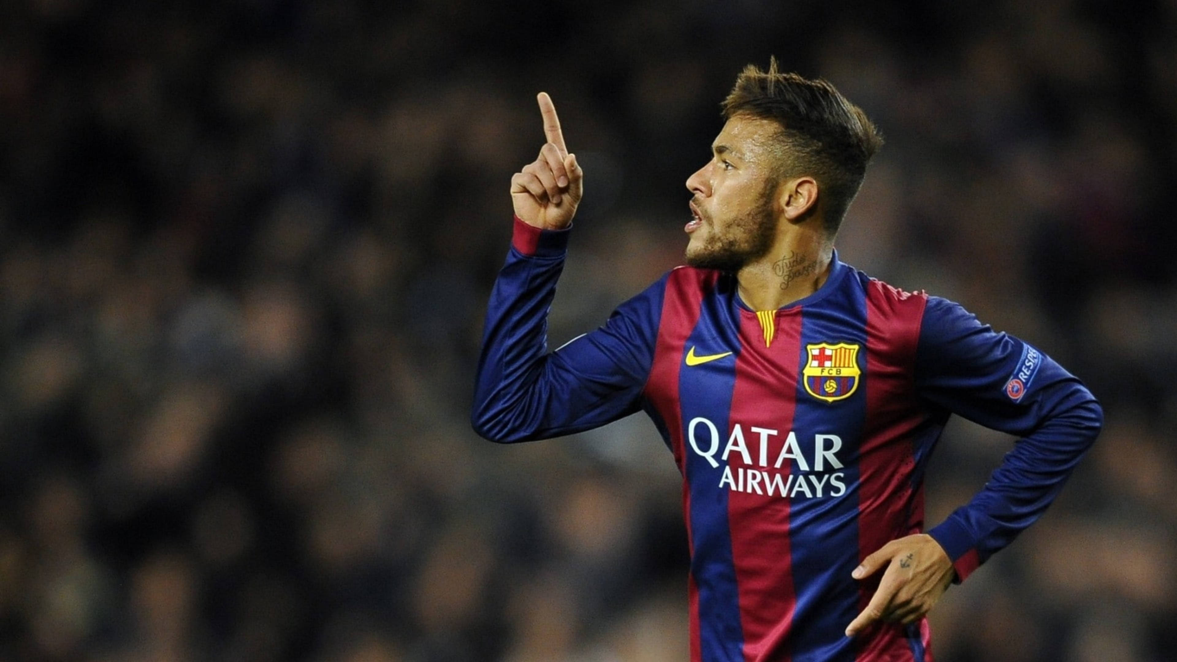 Mwanariadha Anayeelekeza Neymar 4K Picha ya Ukuta