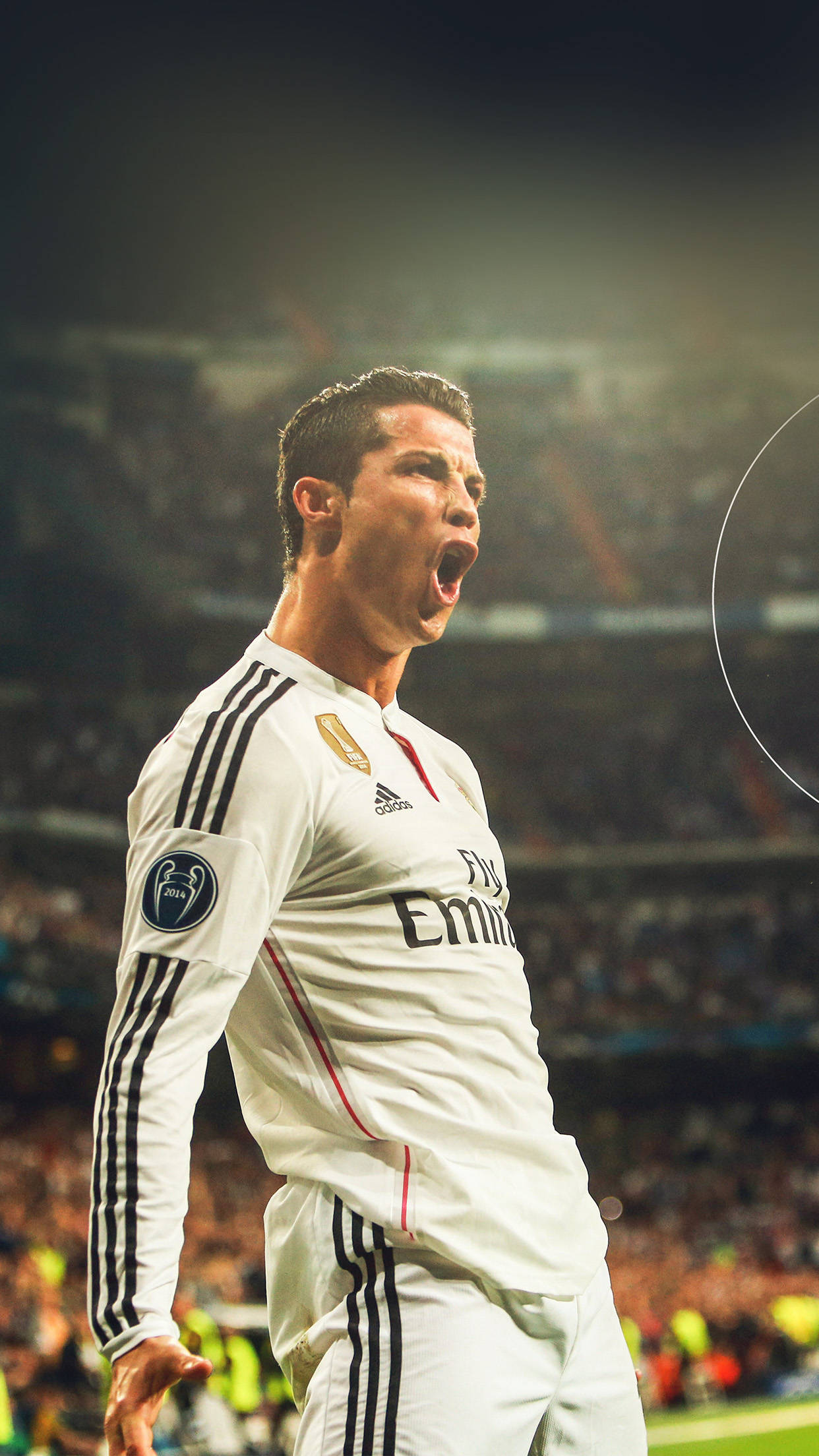 Mwanasoka Mtaalamu wa Kireno Cristiano Ronaldo SIU Michezo iPhone Picha ya Ukuta