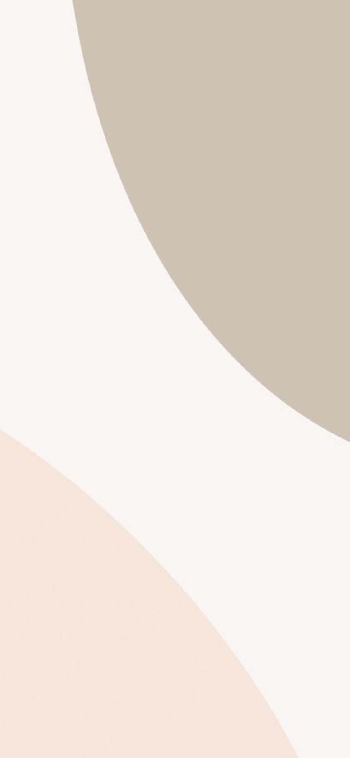 iPhone X Minimal Background Of Beige Aesthetic Picha ya Ukuta