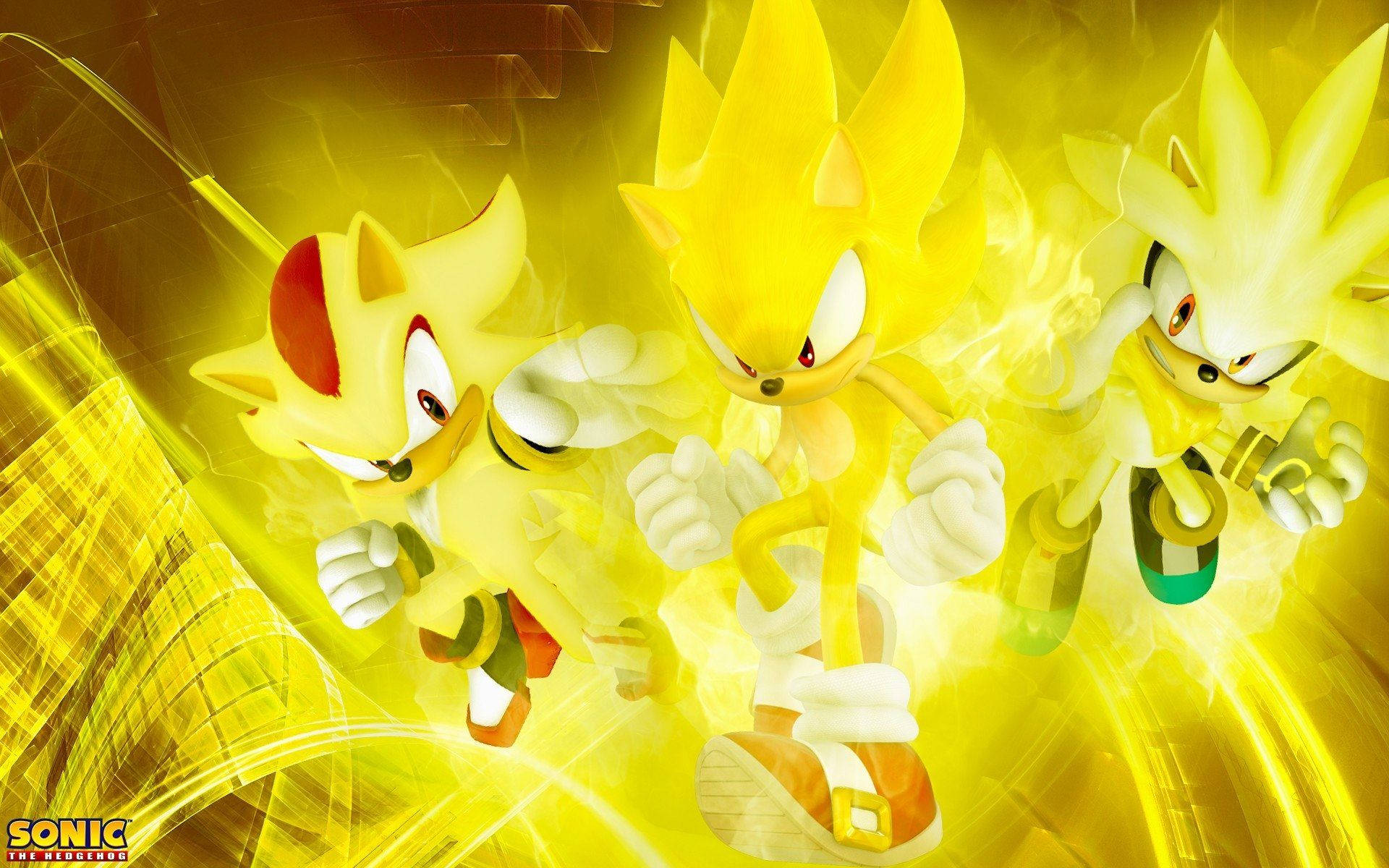 Mwanga Mkali wa Super Sonic Picha ya Ukuta