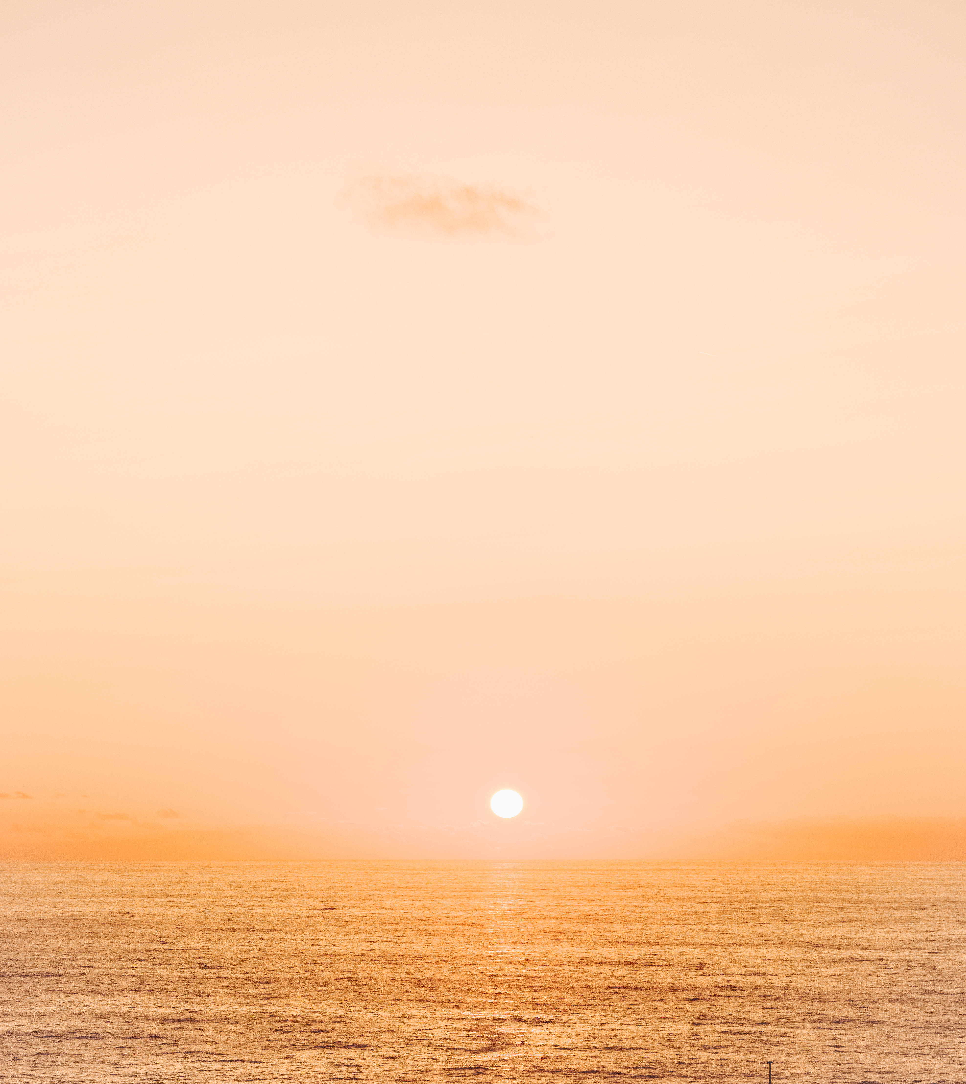 Aesthetic Sunset In Beige Picha ya Ukuta