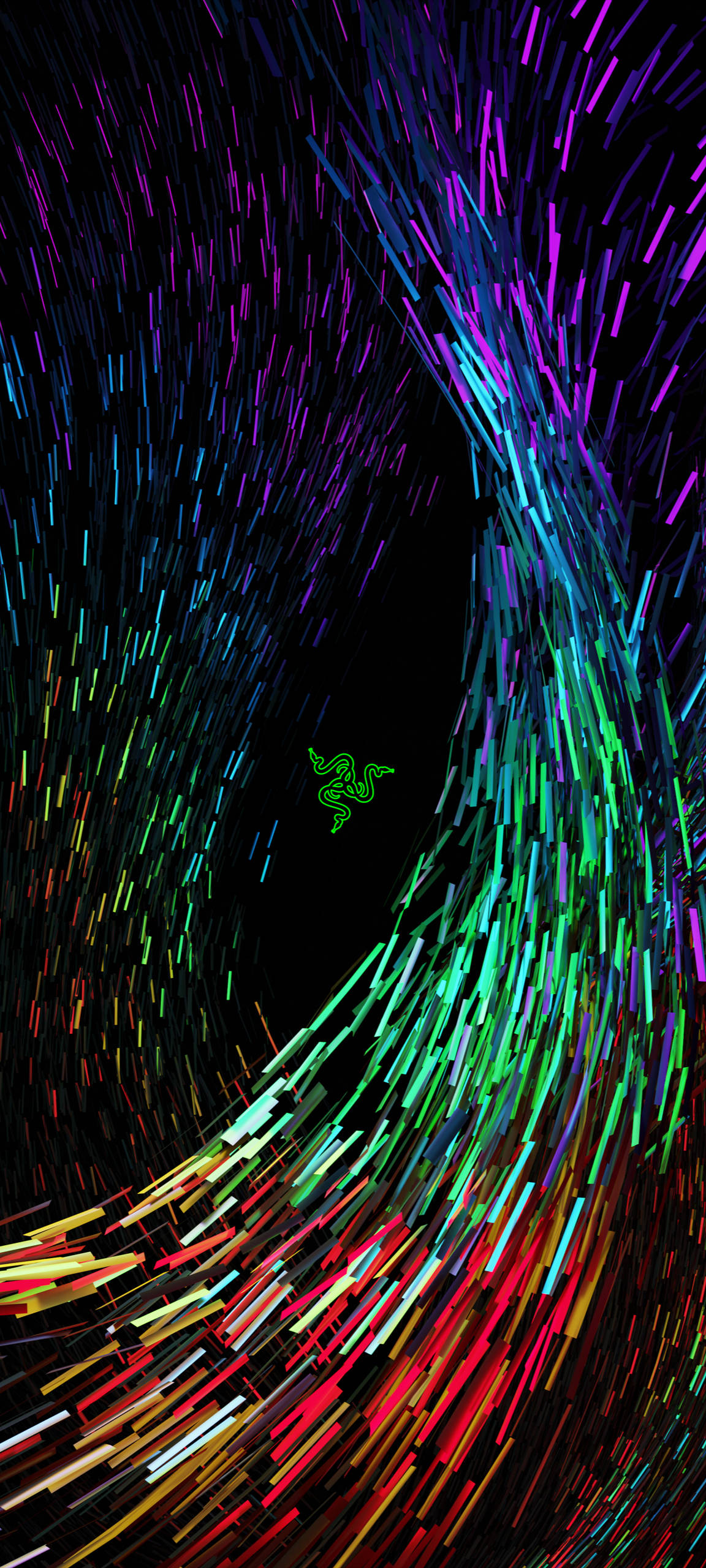 Mwangaza wa Rangi RGB Picha ya Ukuta