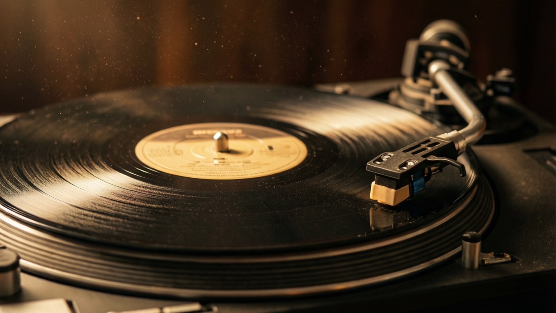 Mwangaza wa Vinyl ya Kale Picha ya Ukuta