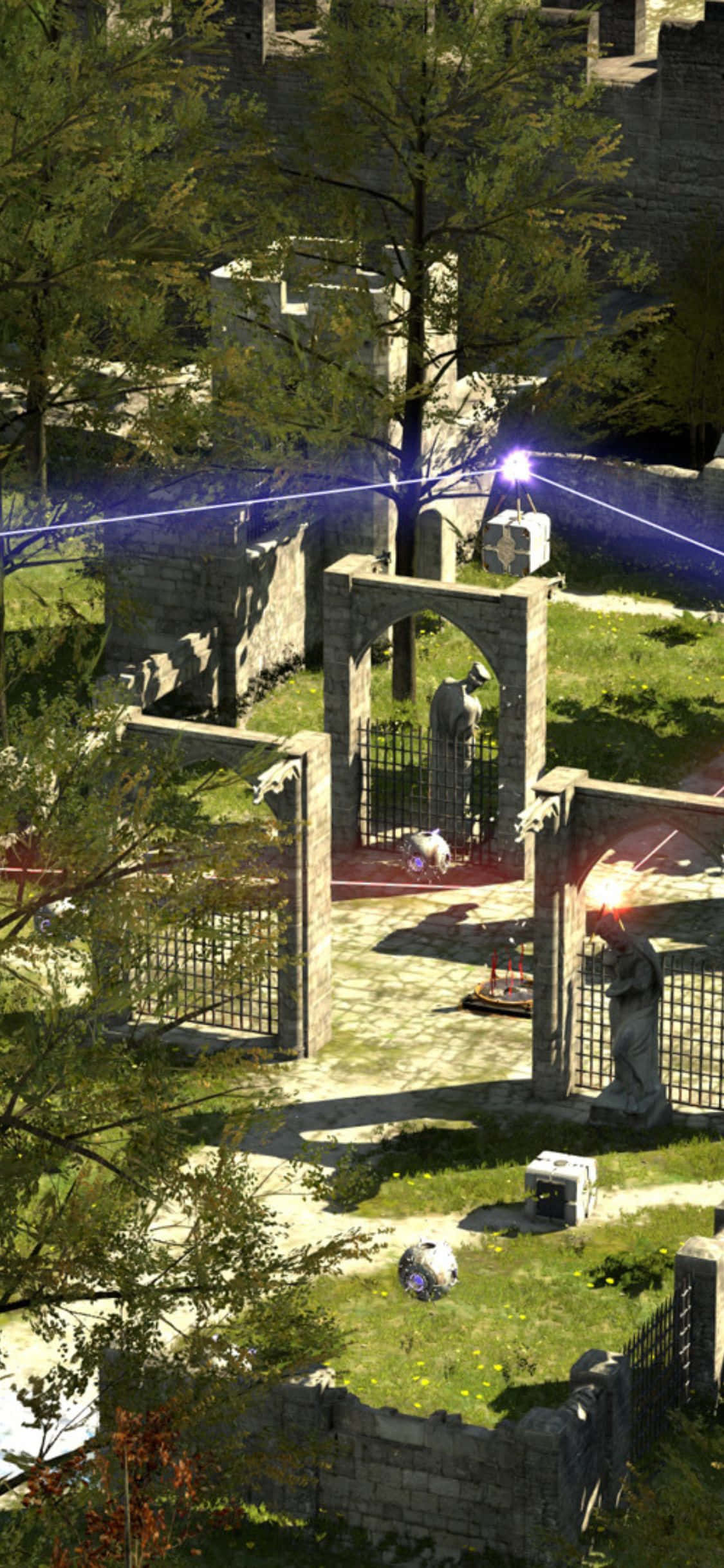 Mwanzo wa Kuvutia wa iPhone X na The Talos Principle Picha ya Ukuta