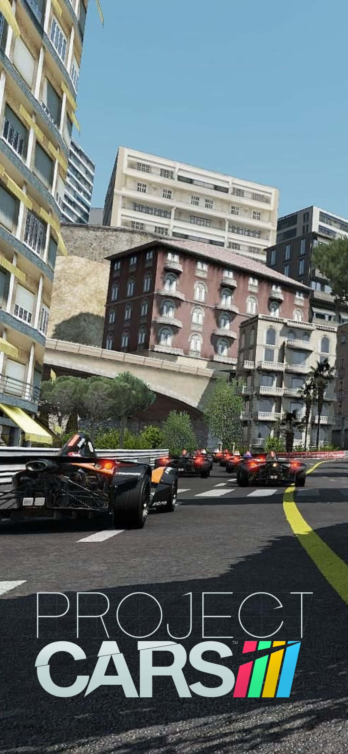 Mwendo Kwa Mwendo na iPhone XS na Project Cars Picha ya Ukuta