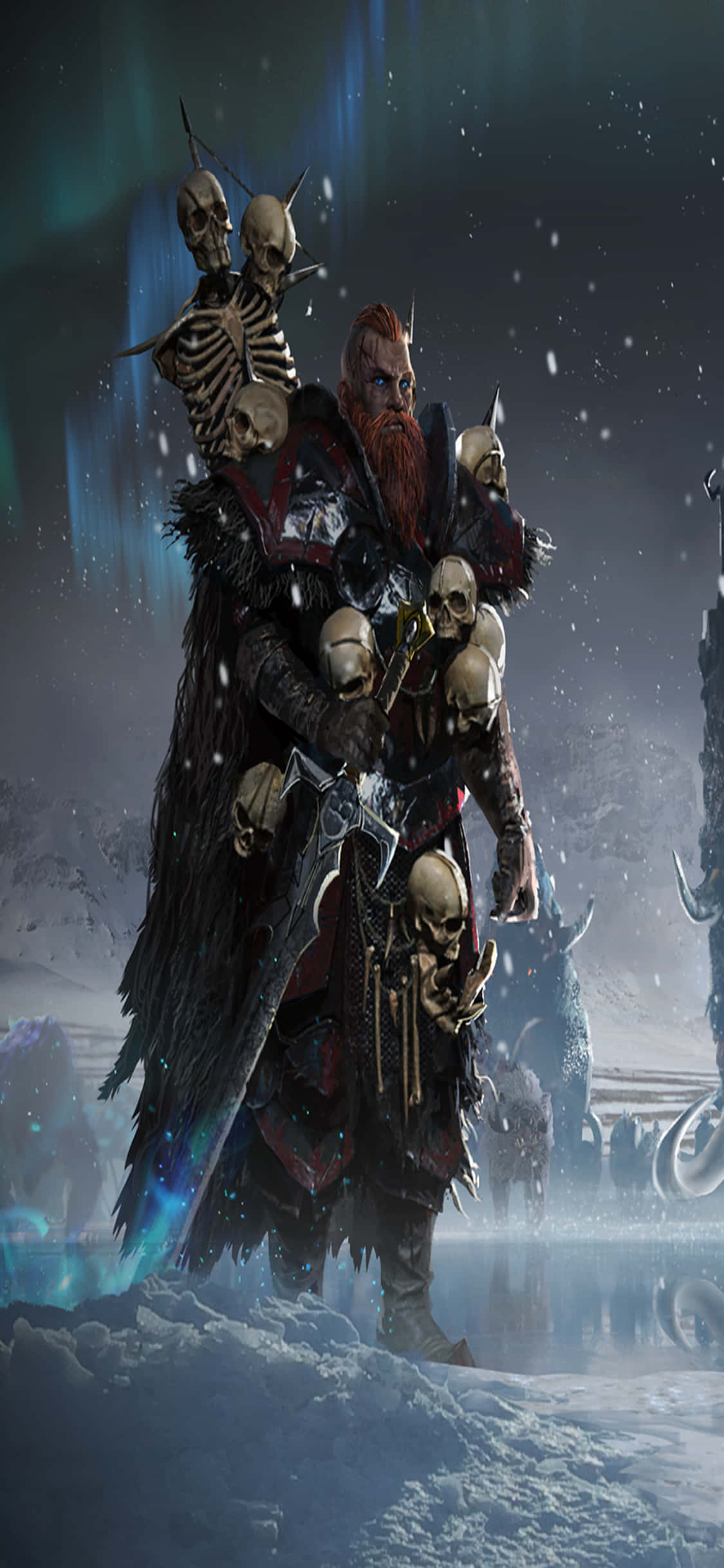 Mwendo wa Mwema Mwema na iPhone X Total War Warhammer Picha ya Ukuta