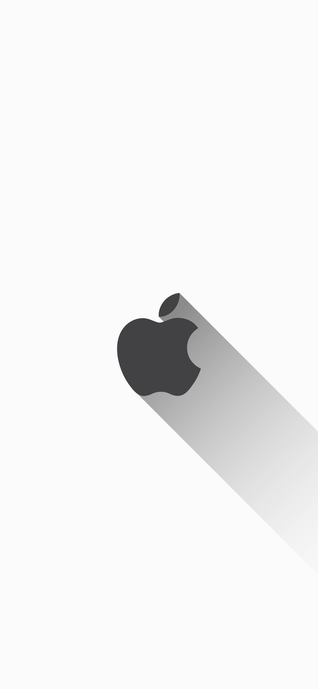 Mweupe Wenye Alama Ya Apple iPhone Picha ya Ukuta