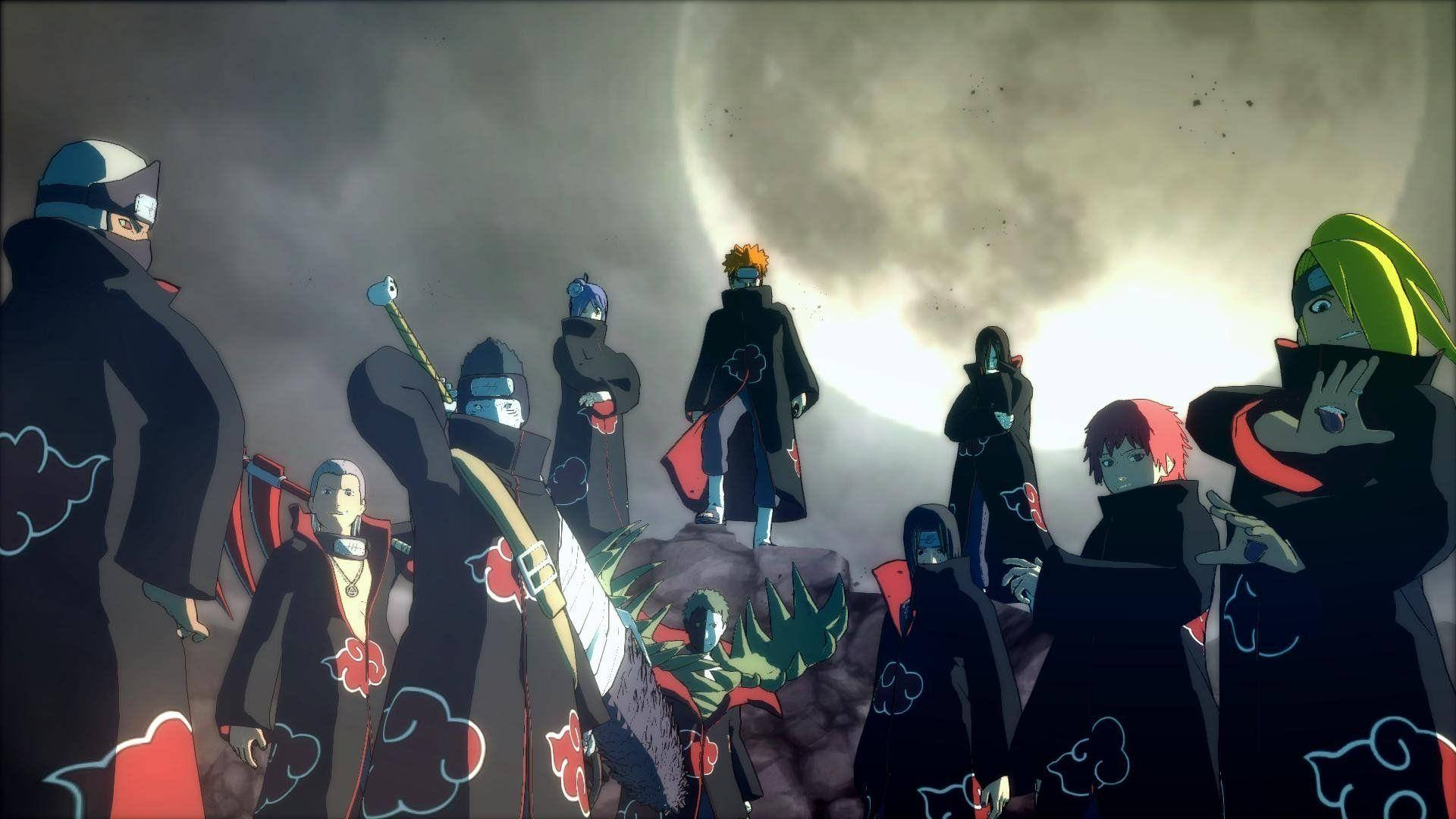 Mwezi Mpevu Akatsuki PC Picha ya Ukuta