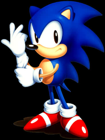 Mwonekano wa Kawaida wa Sonic Picha ya Ukuta