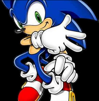 Mwonekano wa Kawaida wa Sonic the Hedgehog Picha ya Ukuta