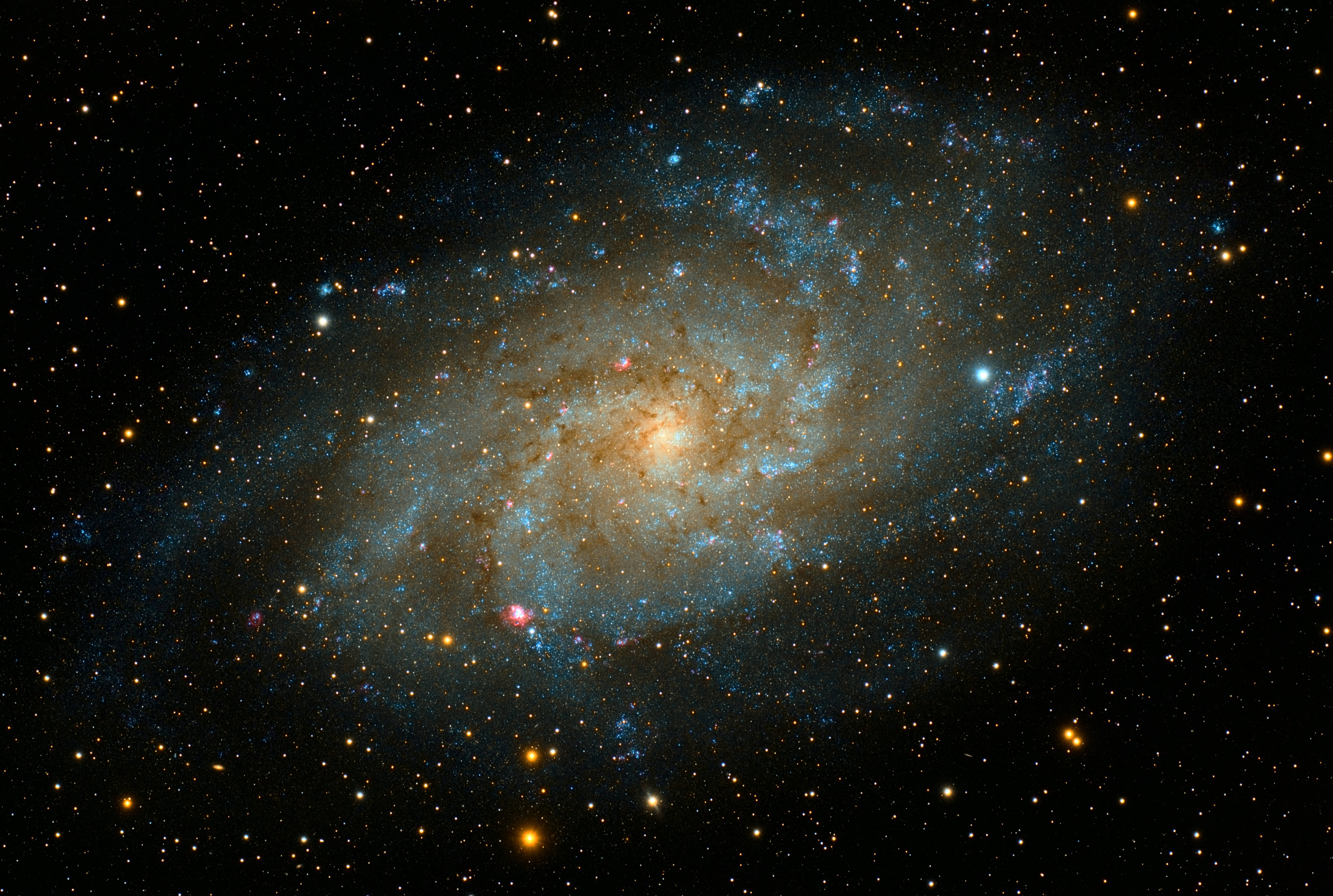 Mwonekano wa kuvutia wa Galaksi ya Andromeda Picha ya Ukuta
