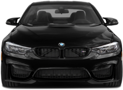 Mwonekano wa Mbele wa BMW M Series Nyeusi Picha ya Ukuta