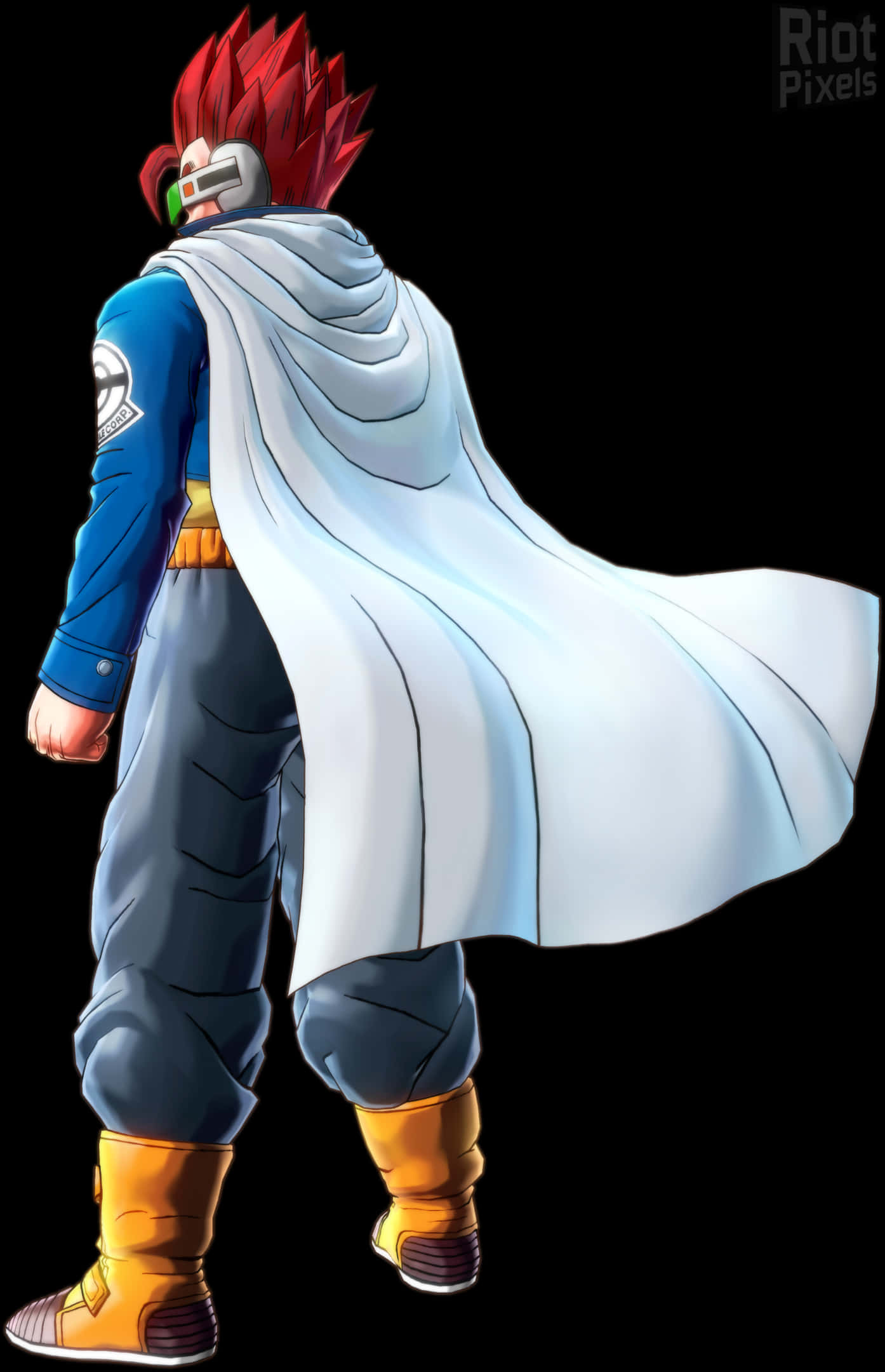 Mwonekano wa Nyuma wa Super Saiyan Great Saiyaman Picha ya Ukuta